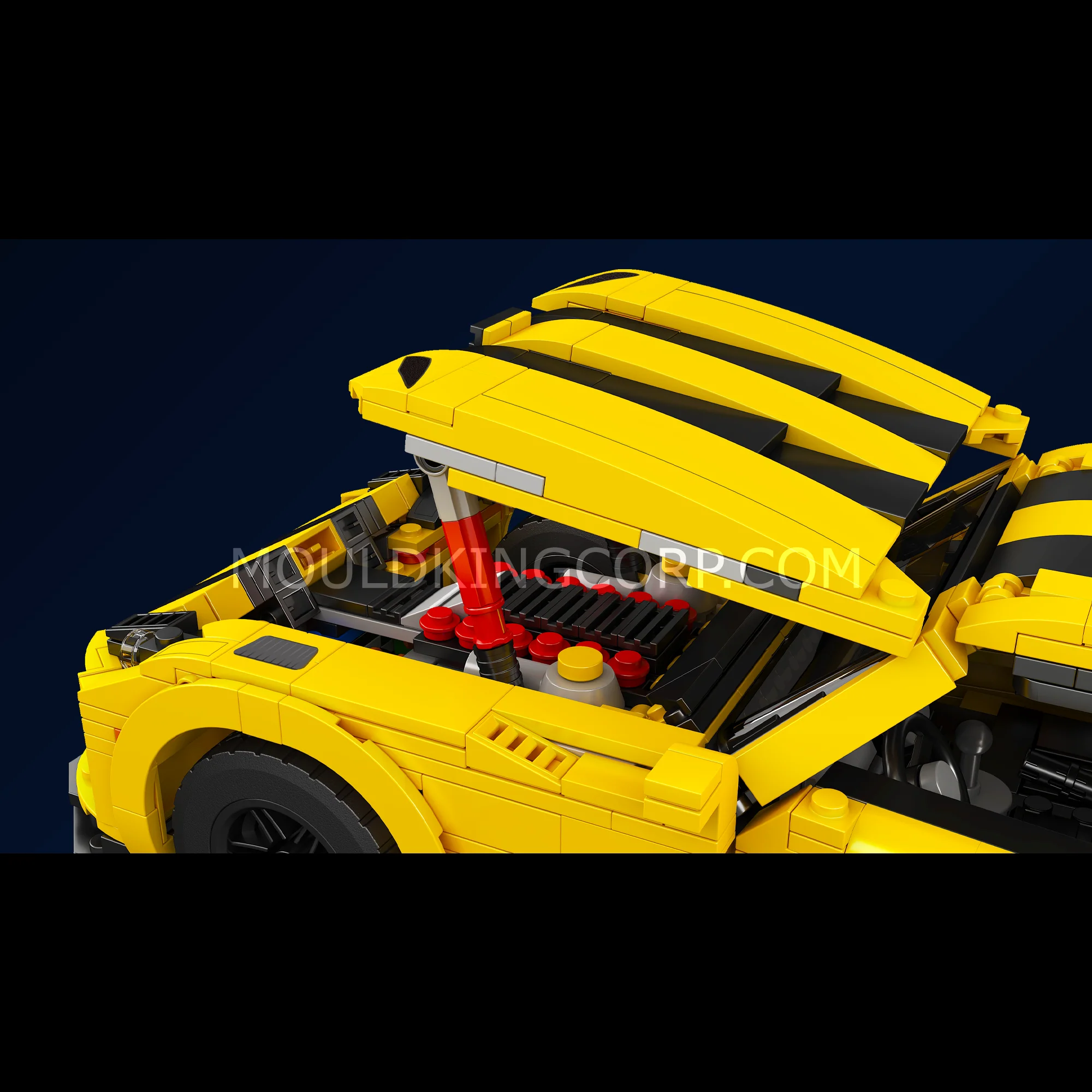 Mould King 10046S D. Viper Sports Car Building Set | 1,373 Pcs - Image 3