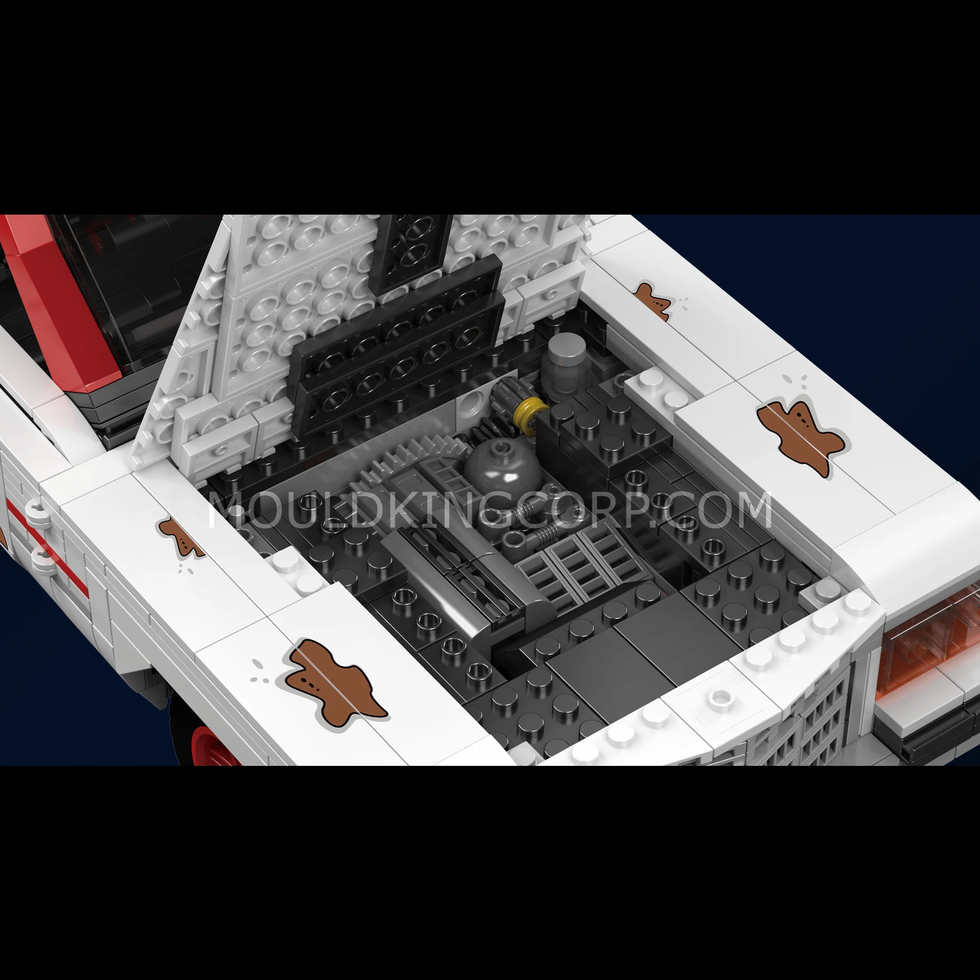 Mould King 10071 Ghost Hunter Bus Model Building Set | 2,468 Pcs - Image 3