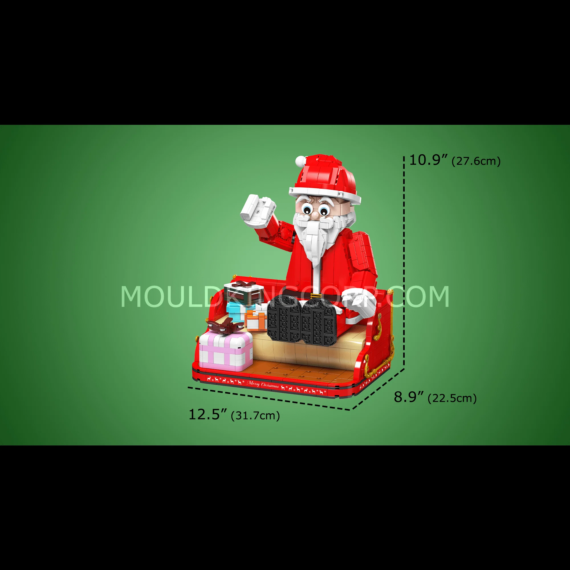 Mould King 10072 Gifted Santa Claus Christmas Building Toy Set | 2.087 PCS - Image 6