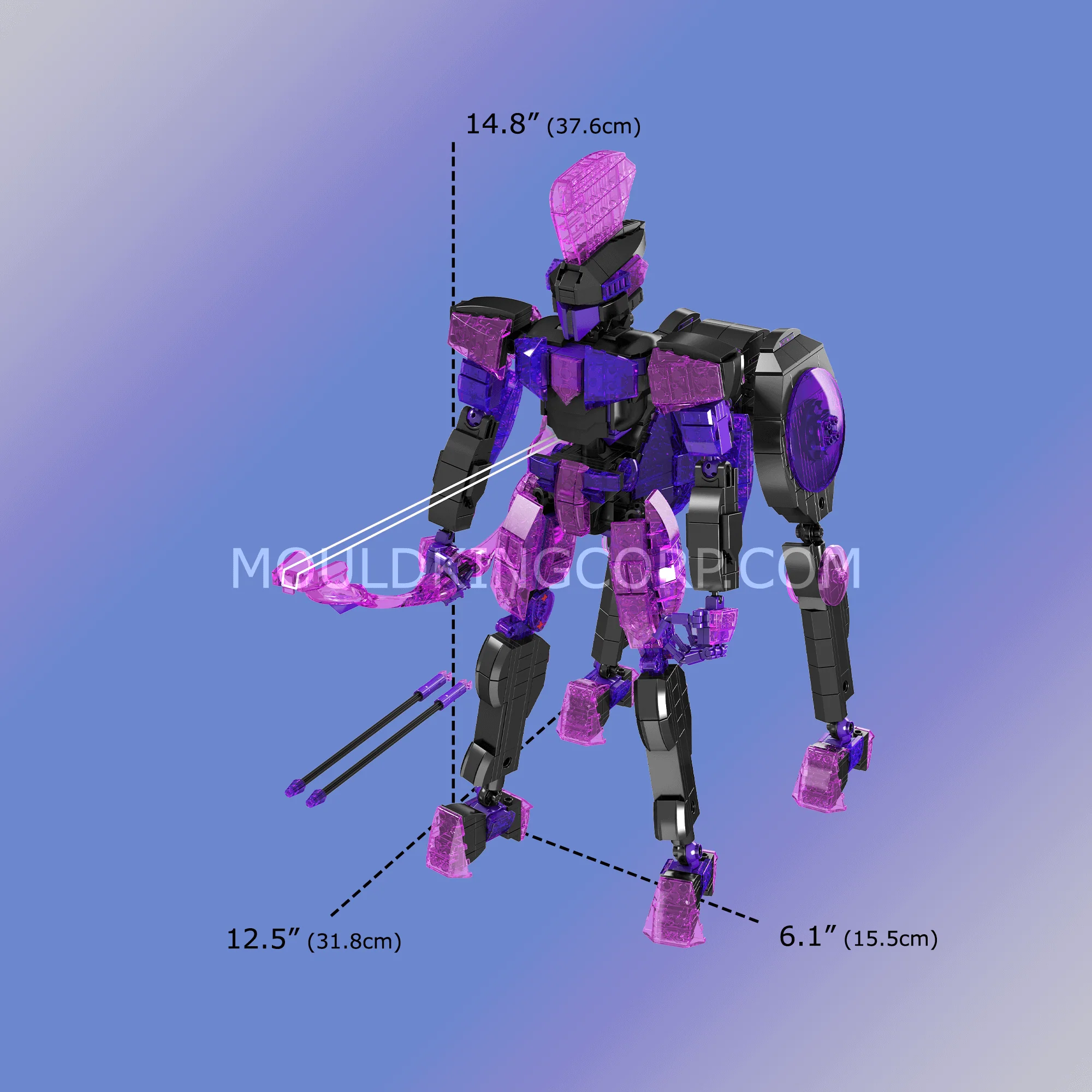 Mould King 10078 Sagittariu of The Zodiac Series Building Set | 938 Pcs - Image 5