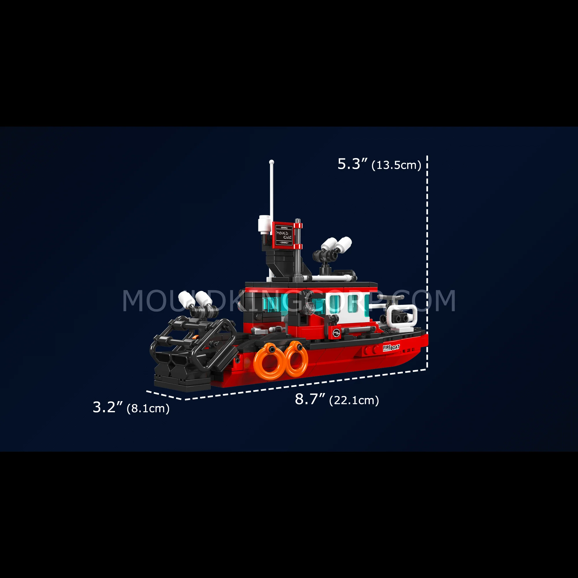 Mould King 10082 Fireboat Building Set | 315 Pcs - Image 6