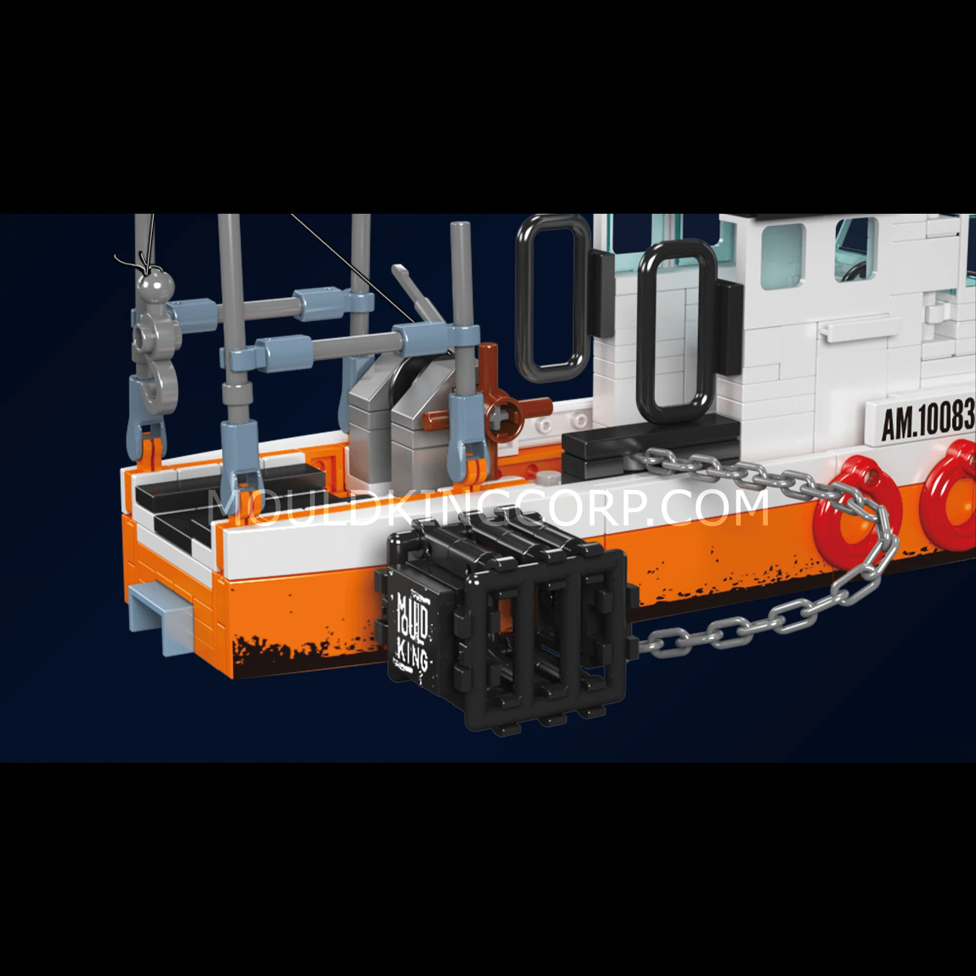Mould King 10083 Fishing Boat Building Set | 420 Pcs - Image 3