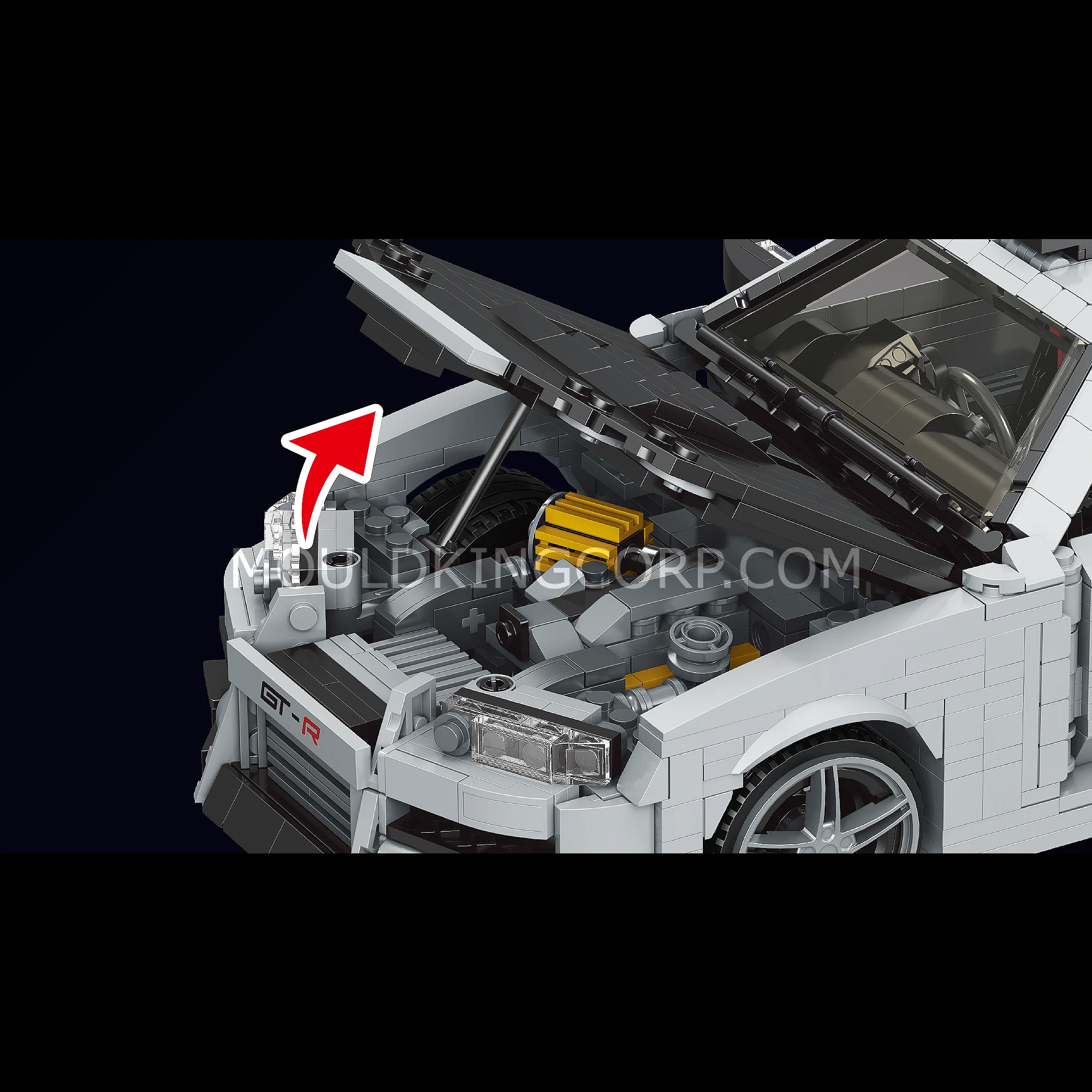 Mould King 10113 Skyline GTR R34 Car Model Building Set | 1,471 Pcs - Image 3