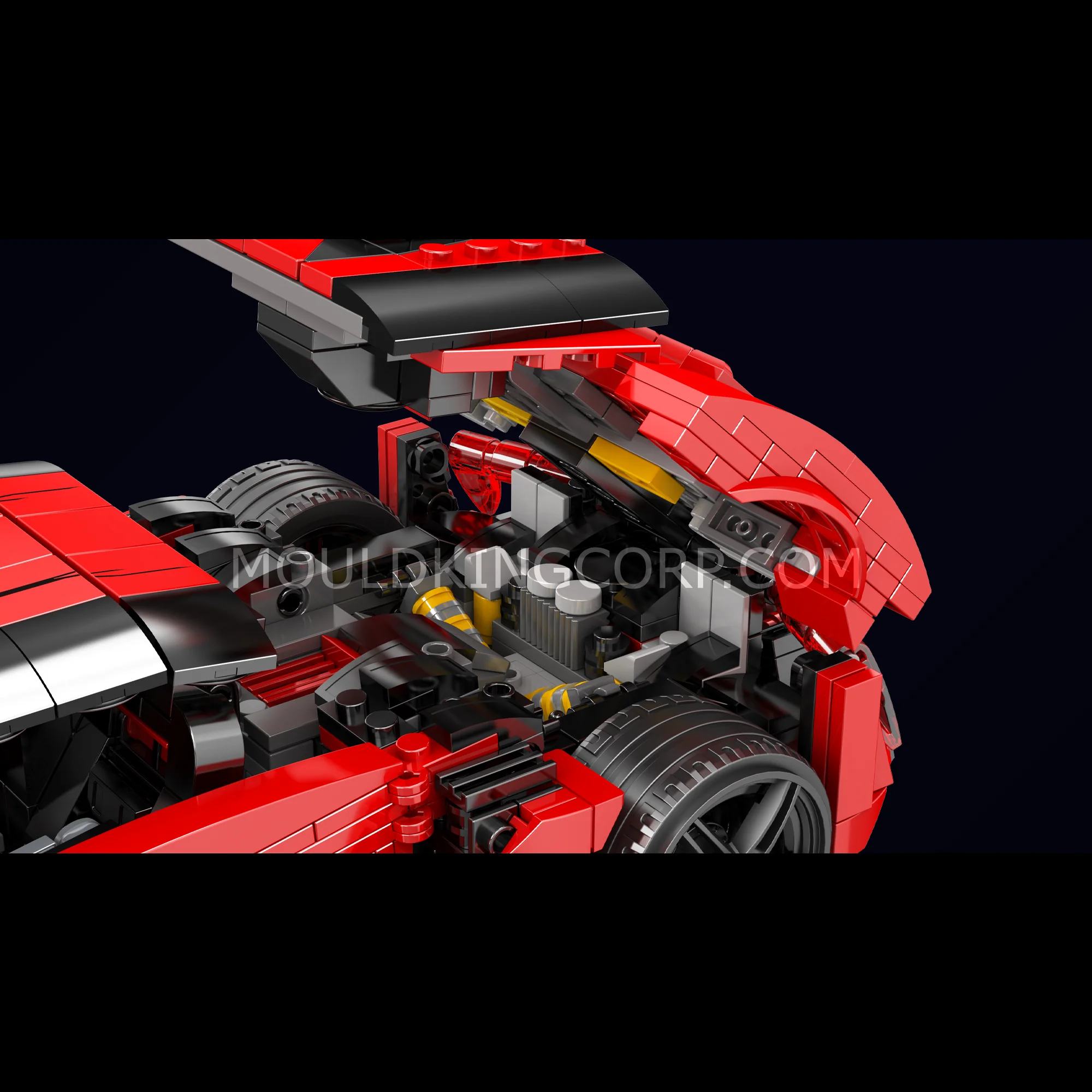 Mould King 10117 Liken Hypersport Car Model Building Set | 1,311 Pcs - Image 3