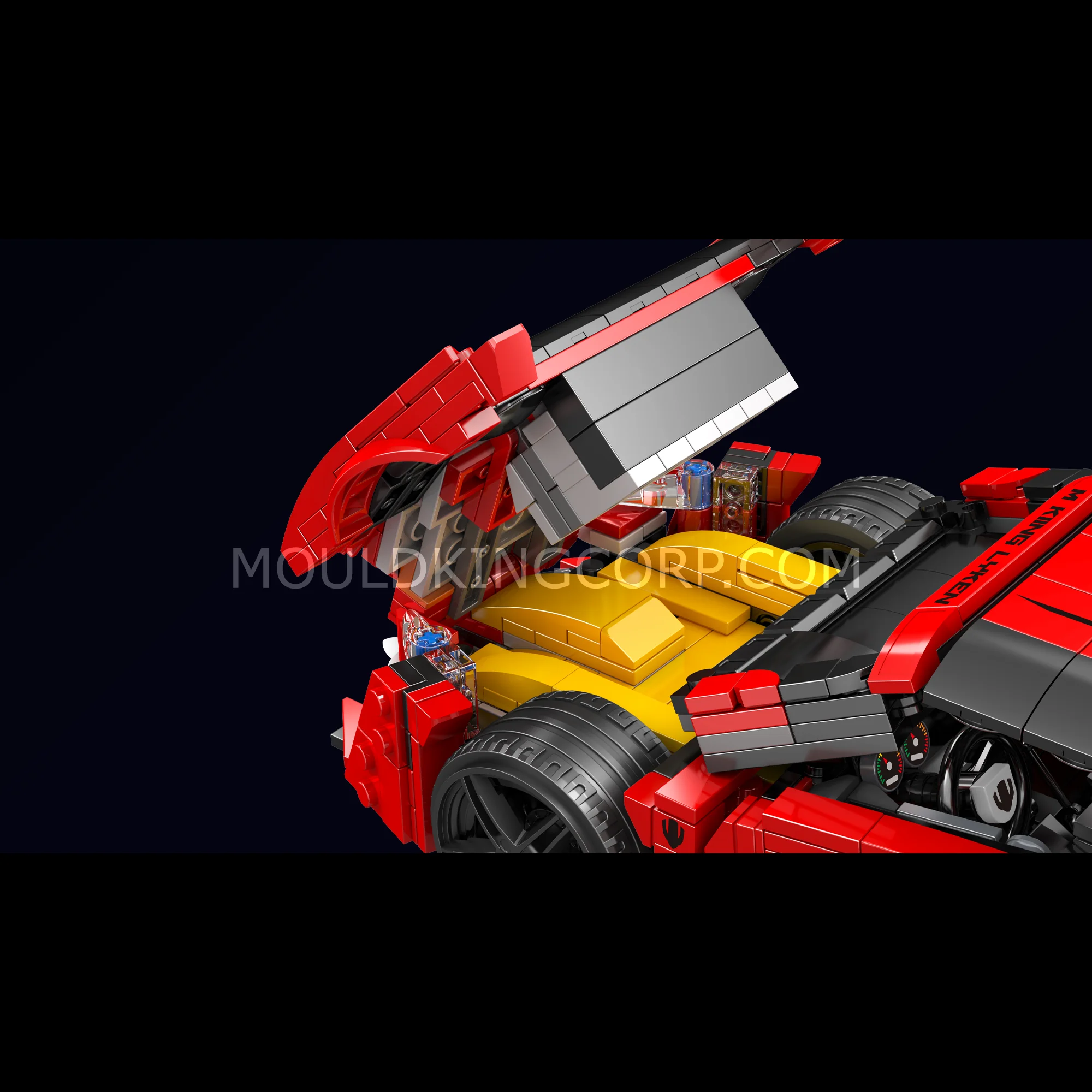 Mould King 10117 Liken Hypersport Car Model Building Set | 1,311 Pcs - Image 4