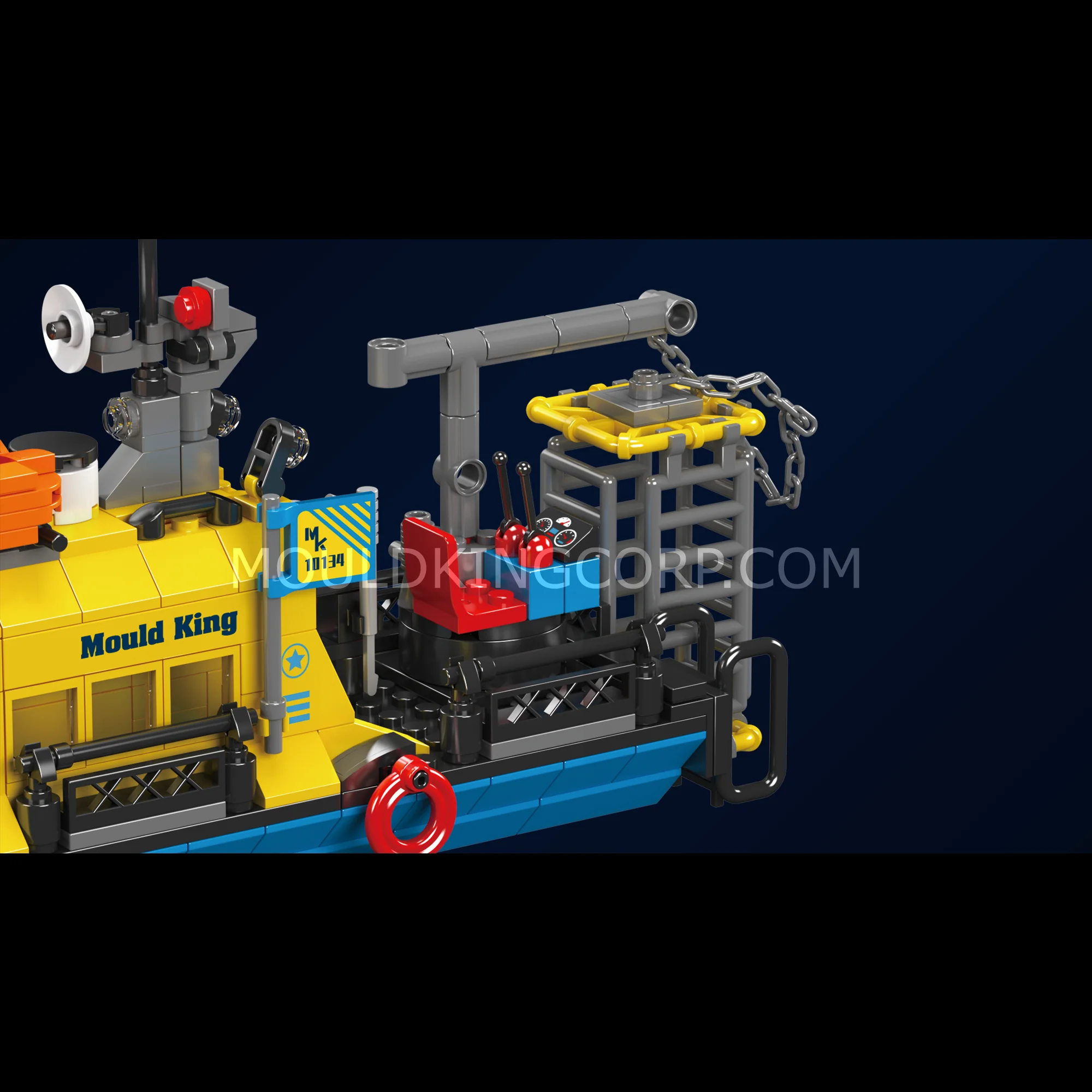 Mould King 10134 Mini Underwater Exploration Ship Building Set | 380 Pcs - Image 3