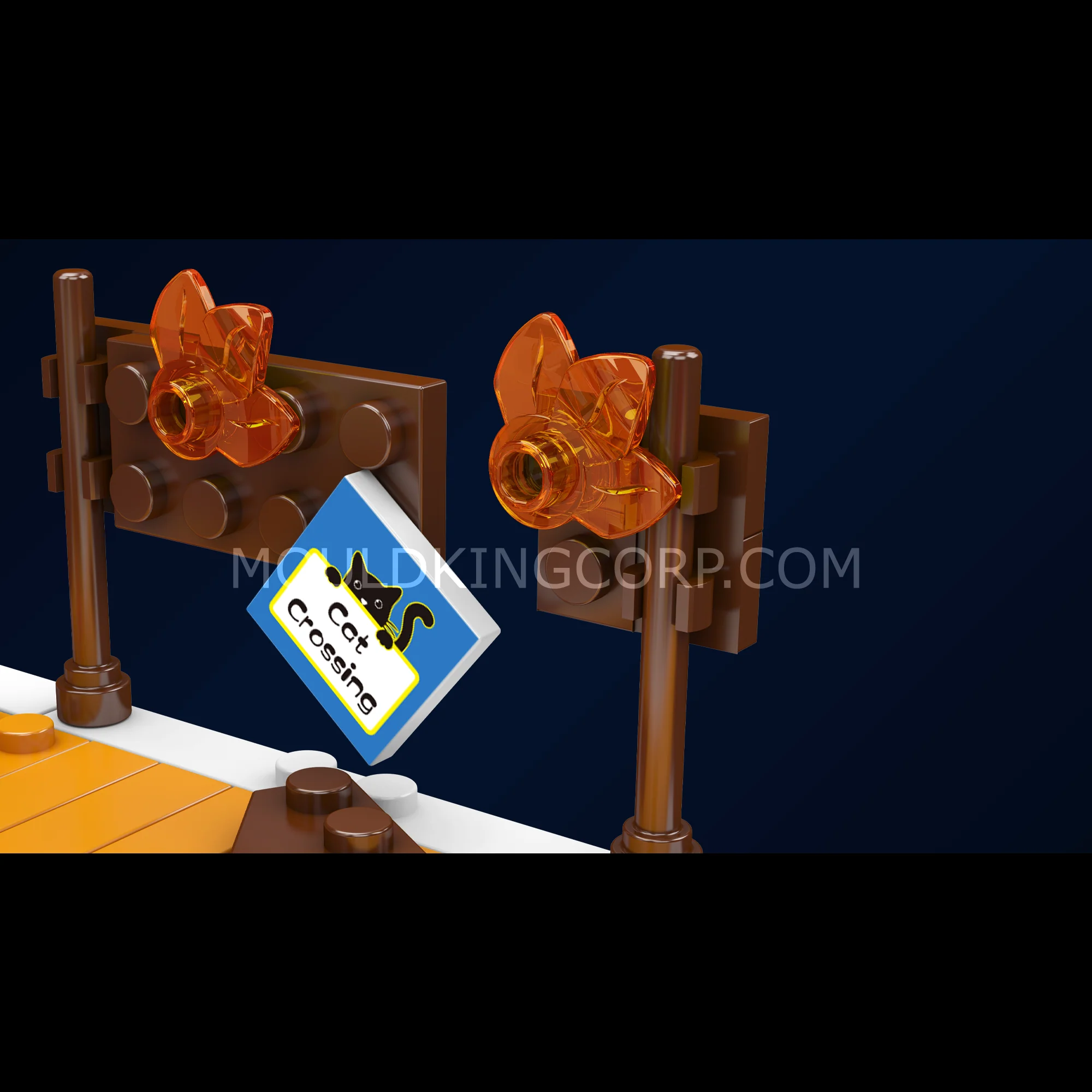 Mould King 10144 Dock Fire & Kitten Rescue Building Set | 588 Pcs - Image 5
