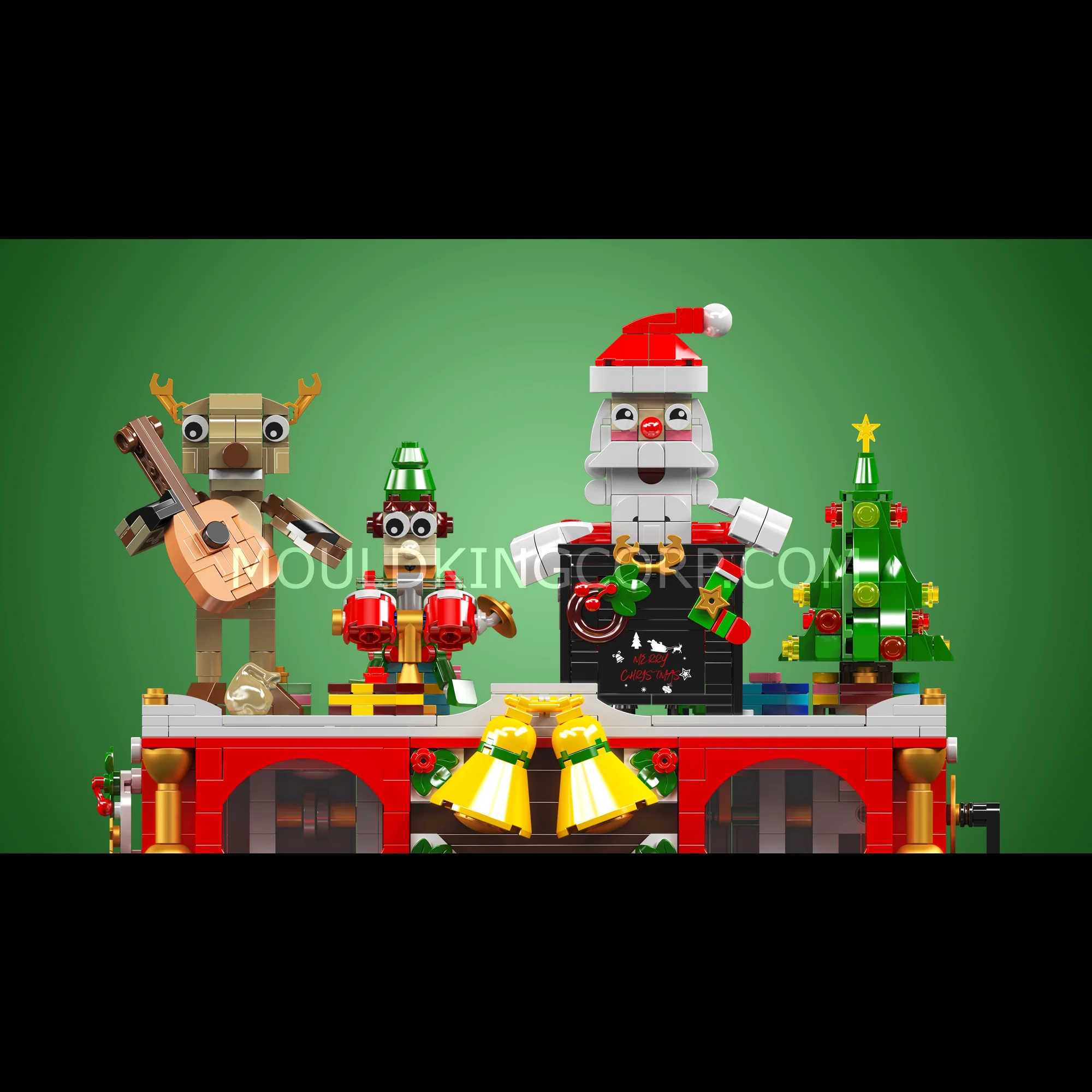 Mould King 10162 Christmas Carnival Band Building Set | 1,045 Pcs - Image 5