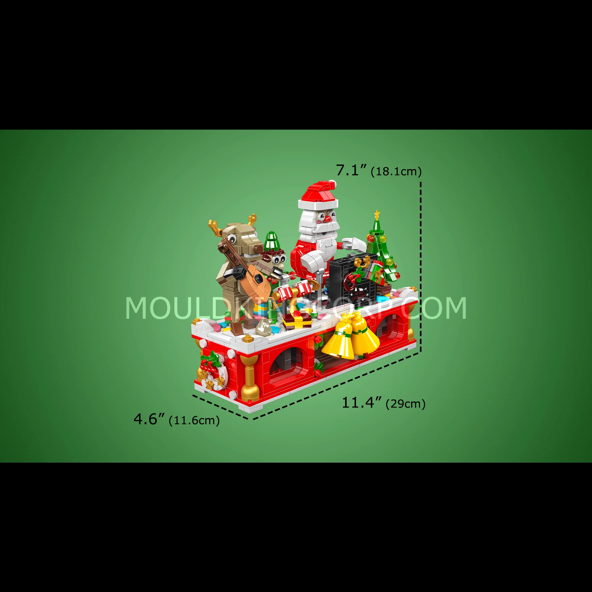 Mould King 10162 Christmas Carnival Band Building Set | 1,045 Pcs - Image 6