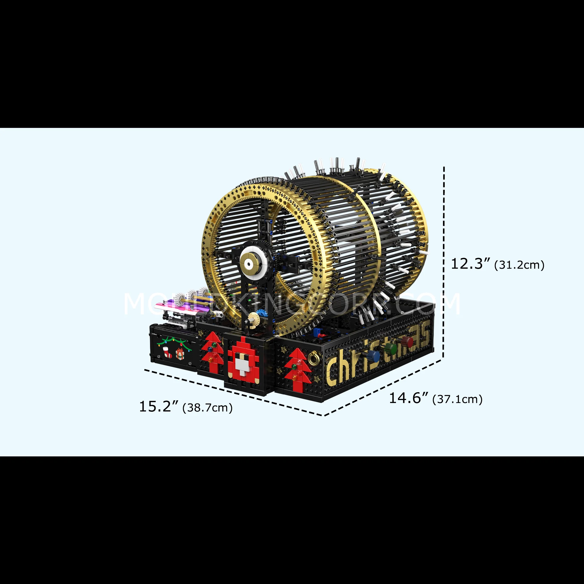 Mould King 10170 Rotating Drum Melody Music Box Building Kit | 2,344 Pcs - Image 6