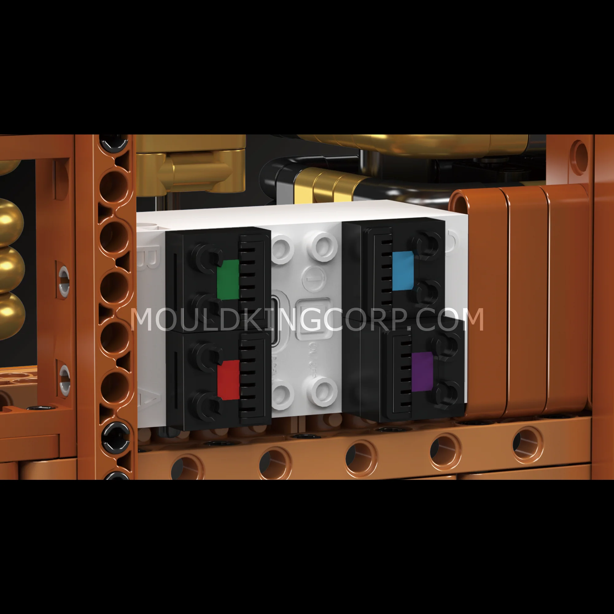 Mould King 10180 Steampunk Cube Clock Building Set | 3,234 Pcs - Image 5