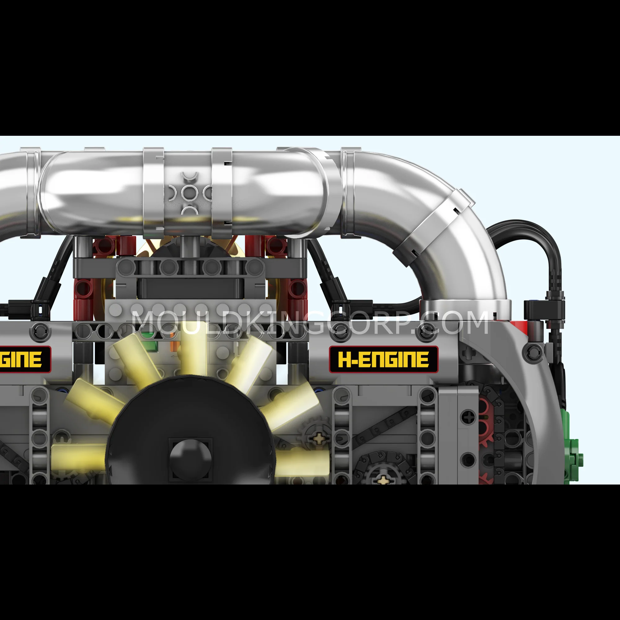 Mould King 10181 Motorised Flat-6 Engine Building Set | 2,375 Pcs - Image 2