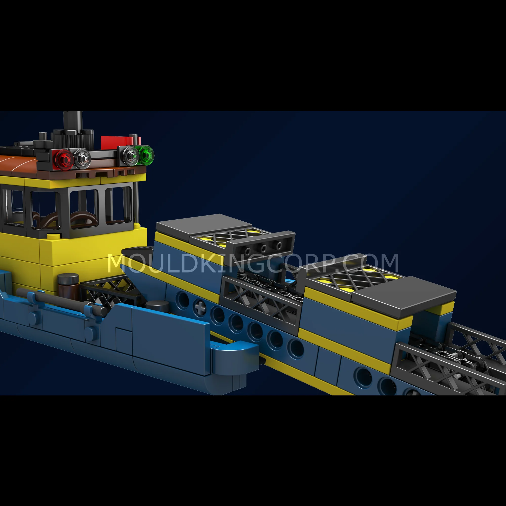 Mould King 10184 Trash Collection Boat Building Set | 407 Pcs - Image 4