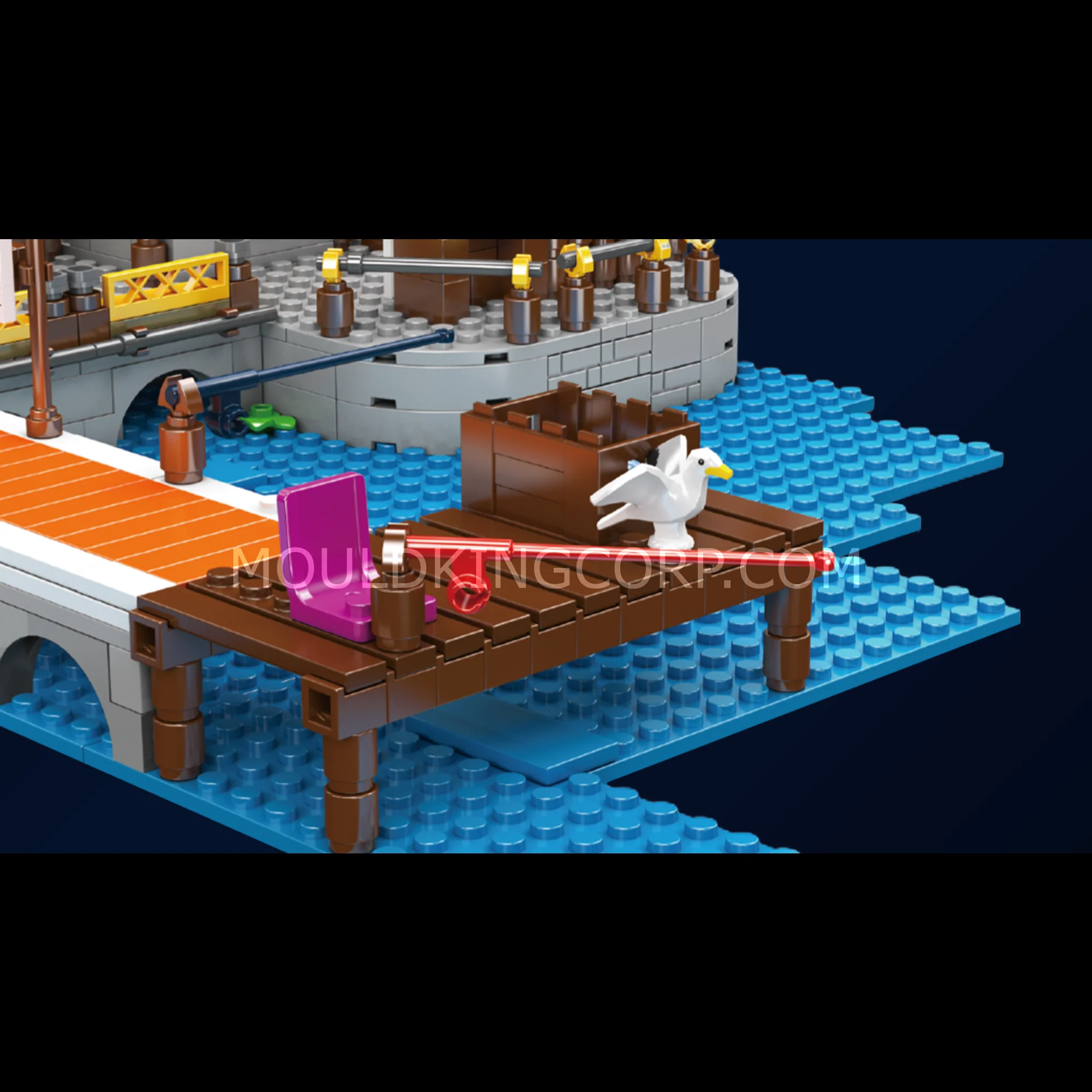 Mould King 10186 Harbor Dockside Market Building Set | 869 Pcs - Image 4