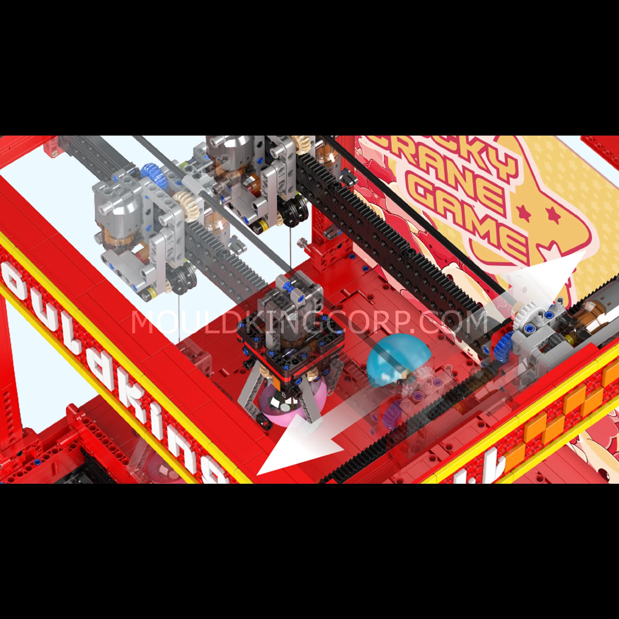Mould King 10189 Remote-Controlled Claw Machine Building Set | 2,922 Pcs - Image 3