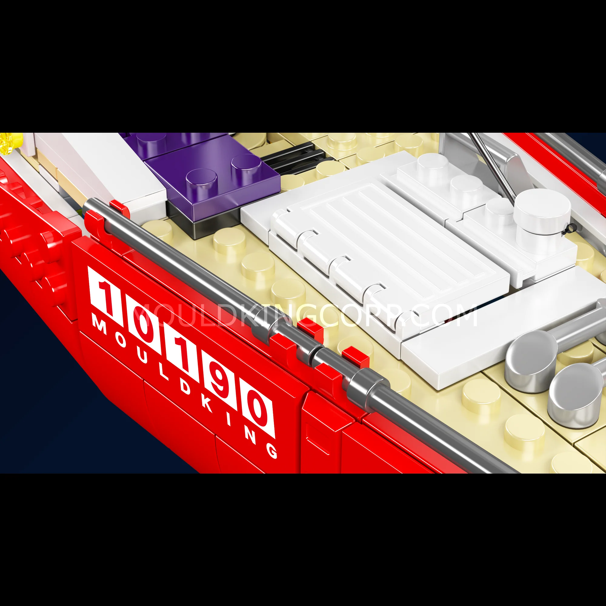 Mould King 10190 Modern Ocean Cruiser Building Set | 767 Pcs - Image 3