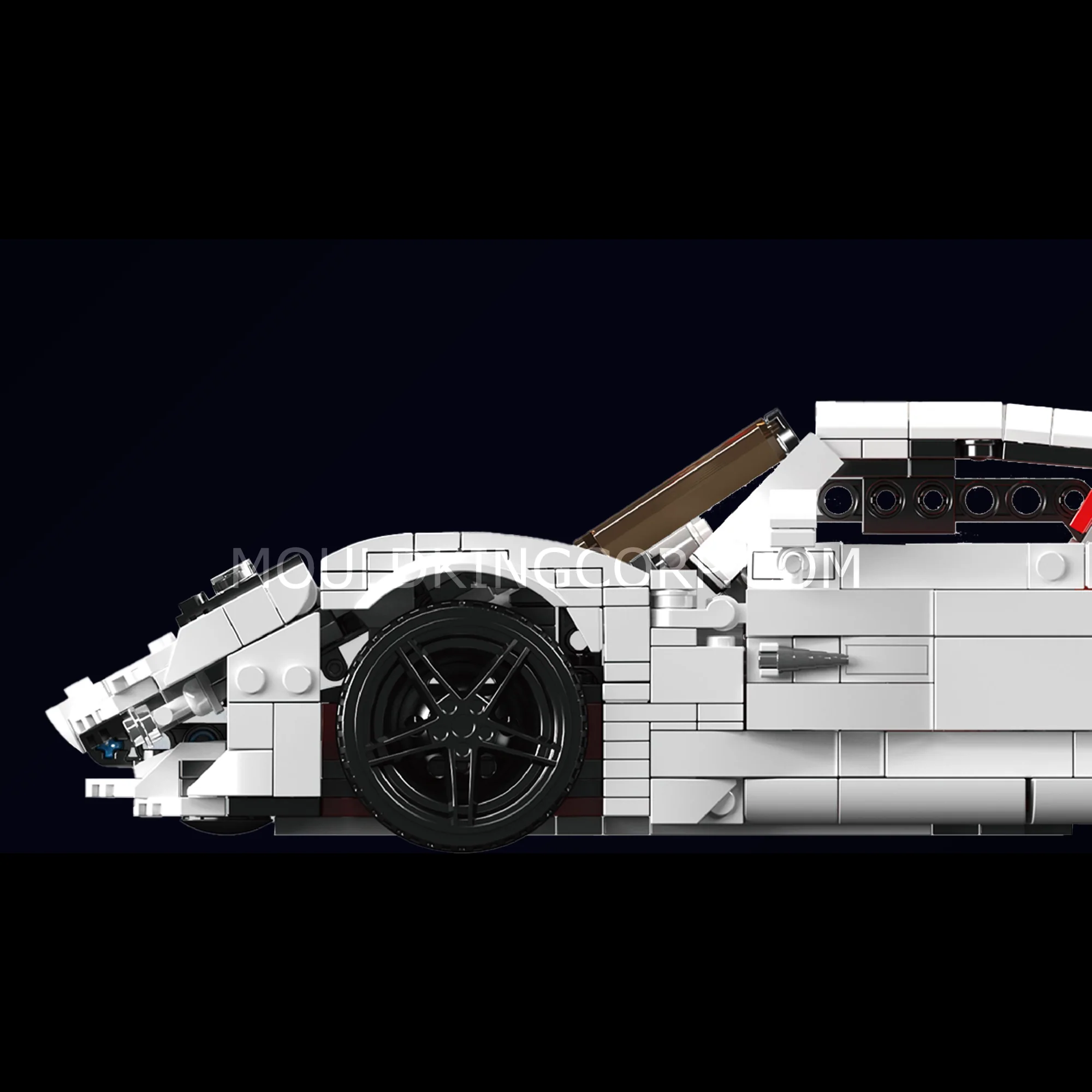 Mould King 10196 Italian Hypercar Building Set with Quad Exhaust | 1,423 Pcs - Image 5