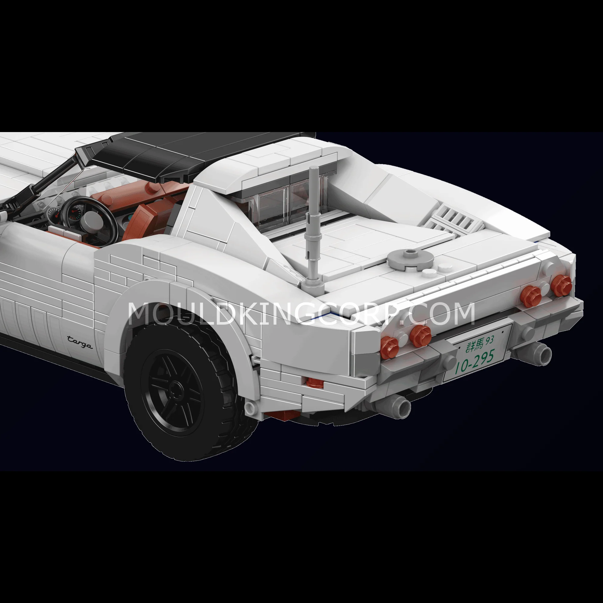 Mould King 10198 Corvette C3 Car Model Building Set | 1,347 Pcs - Image 4