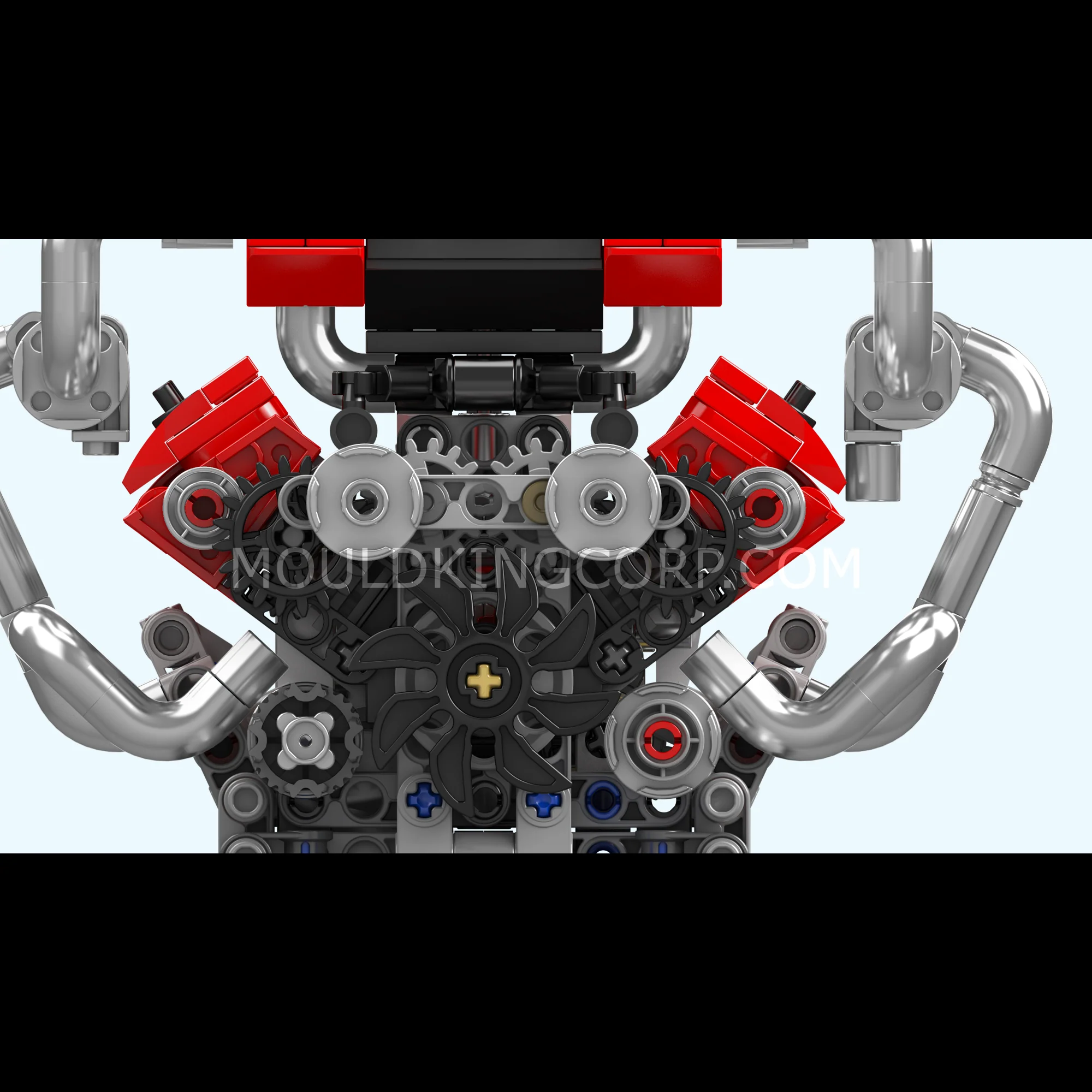 Mould King 10204 Italian V8 Engine Building Set | 750 Pcs - Image 4