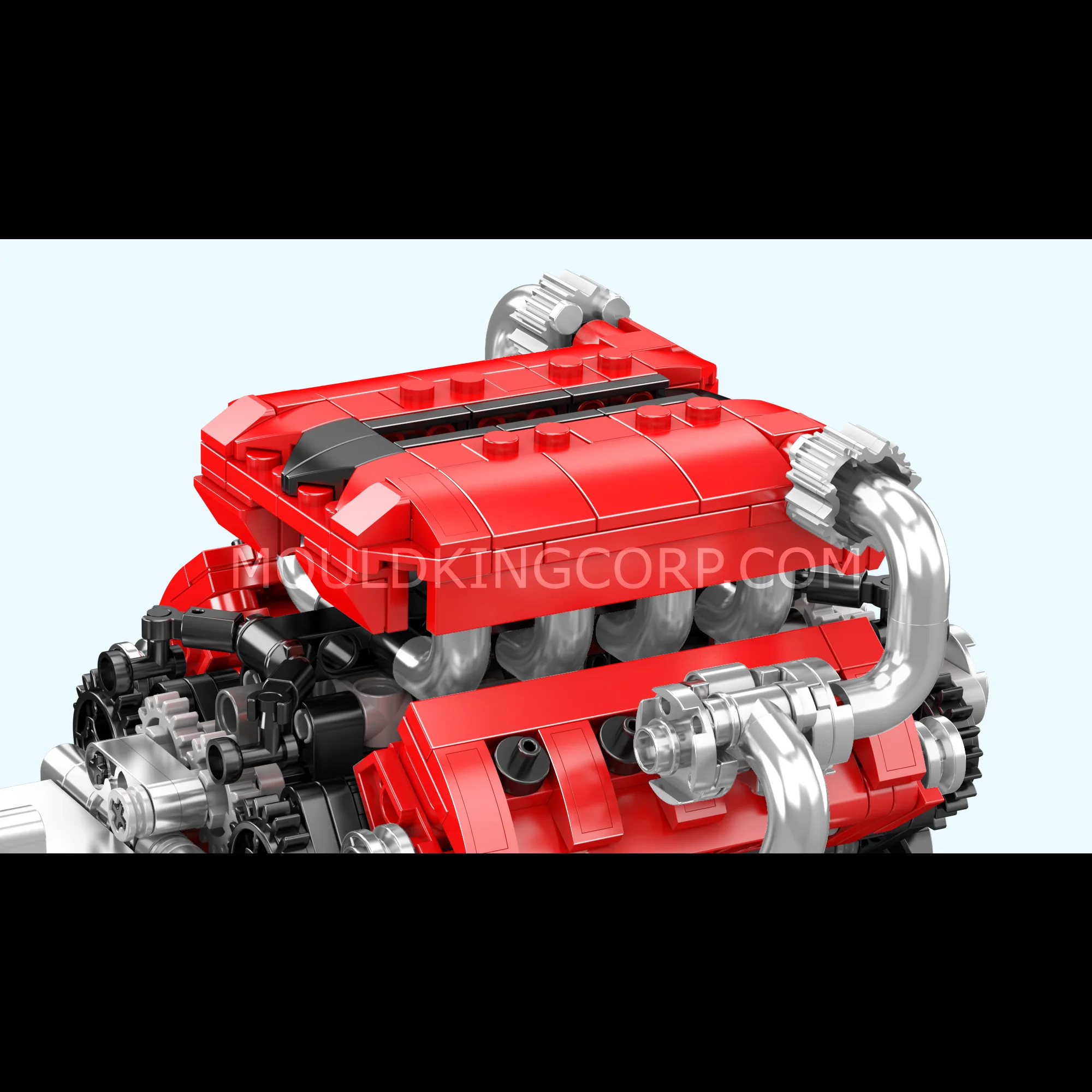Mould King 10204 Italian V8 Engine Building Set | 750 Pcs - Image 5