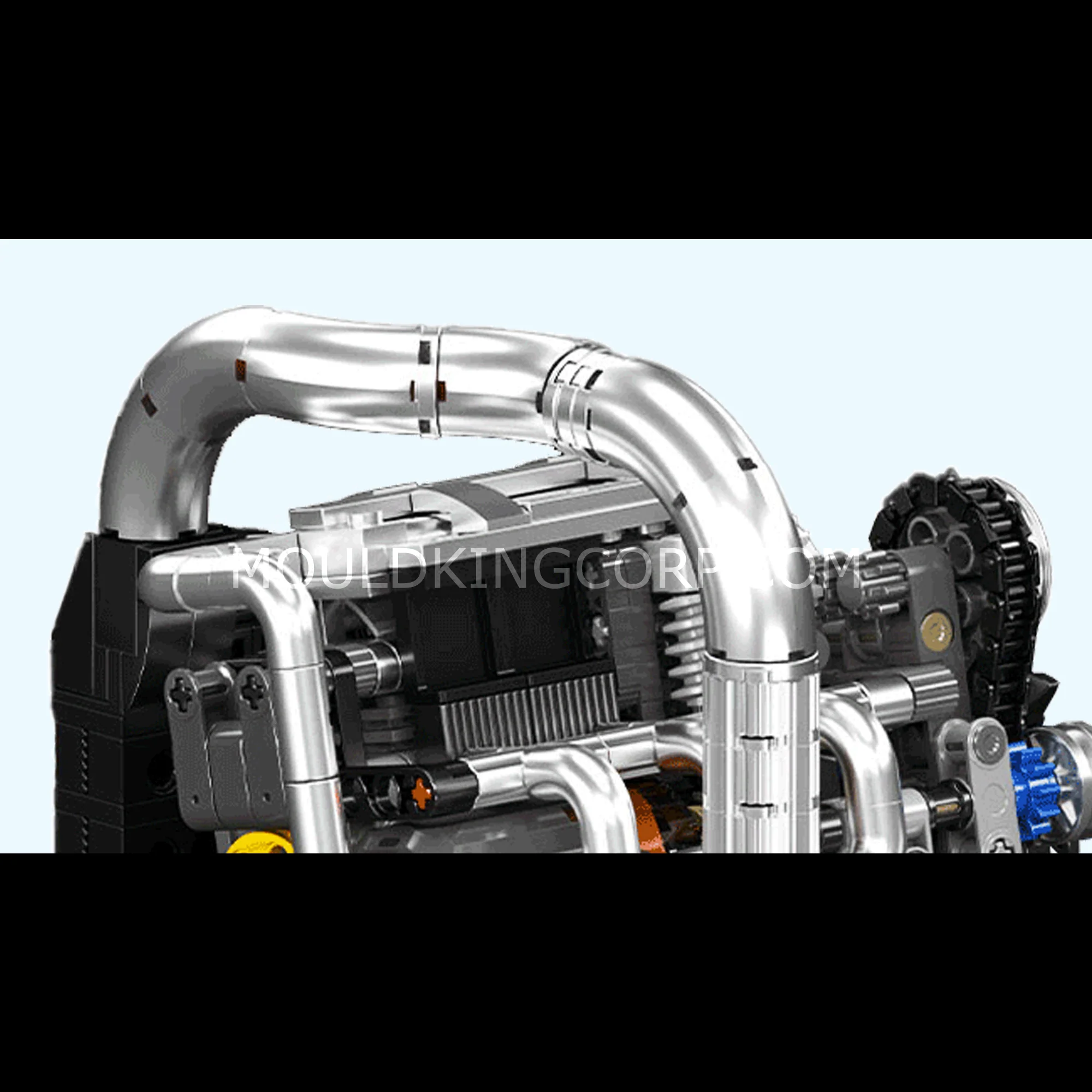 Mould King 10215 Koenig Supercar Engine Building Set | 739 Pcs - Image 5