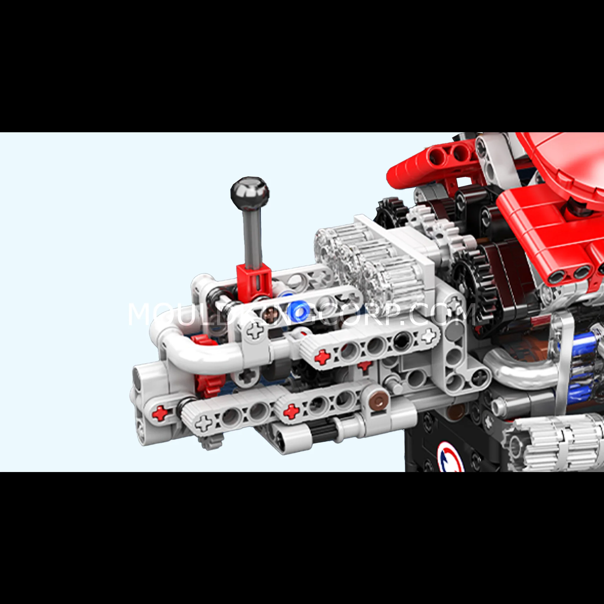 Mould King 10226 V12 Supercar Engine with Transmission Building Set | 863 Pcs - Image 4
