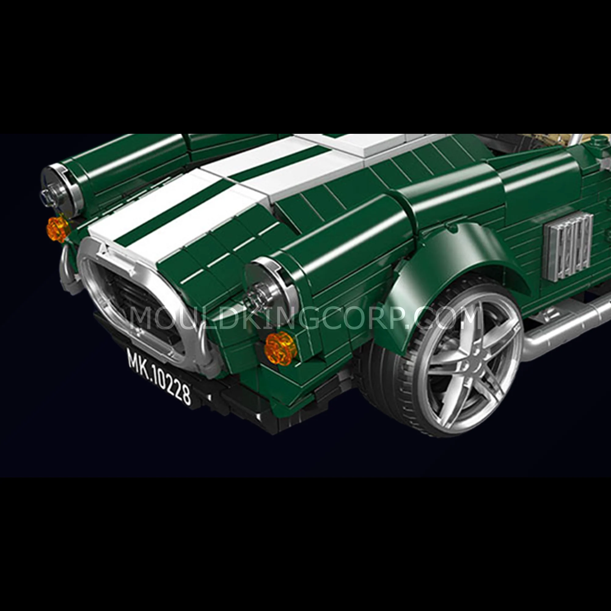 Mould King 10228 Classic Cobra Roadster Model Car Building Set | 1,198 Pcs - Image 5