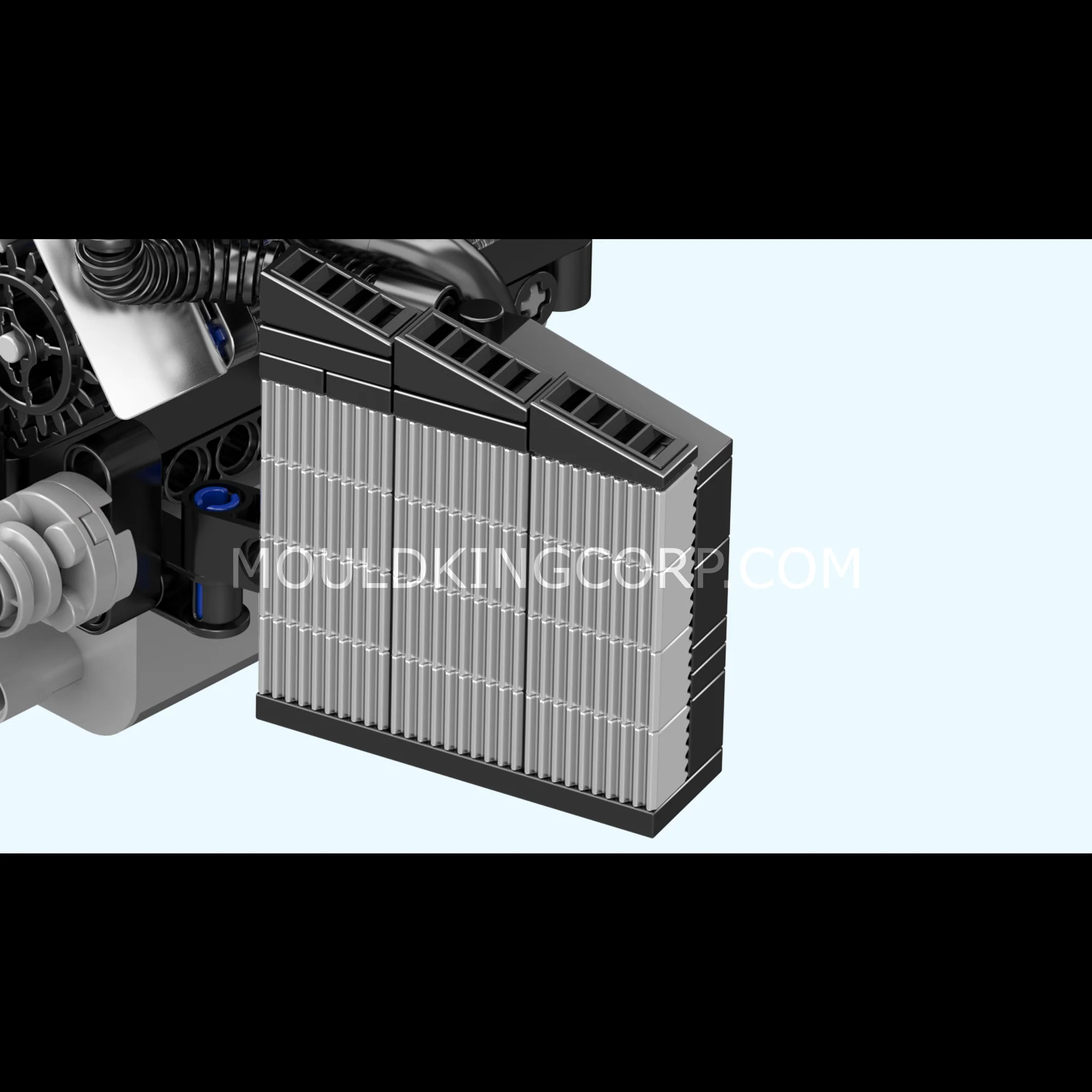 Mould King 10230 W12 Twin Turbo Engine Model Building Set | 871 Pcs - Image 4