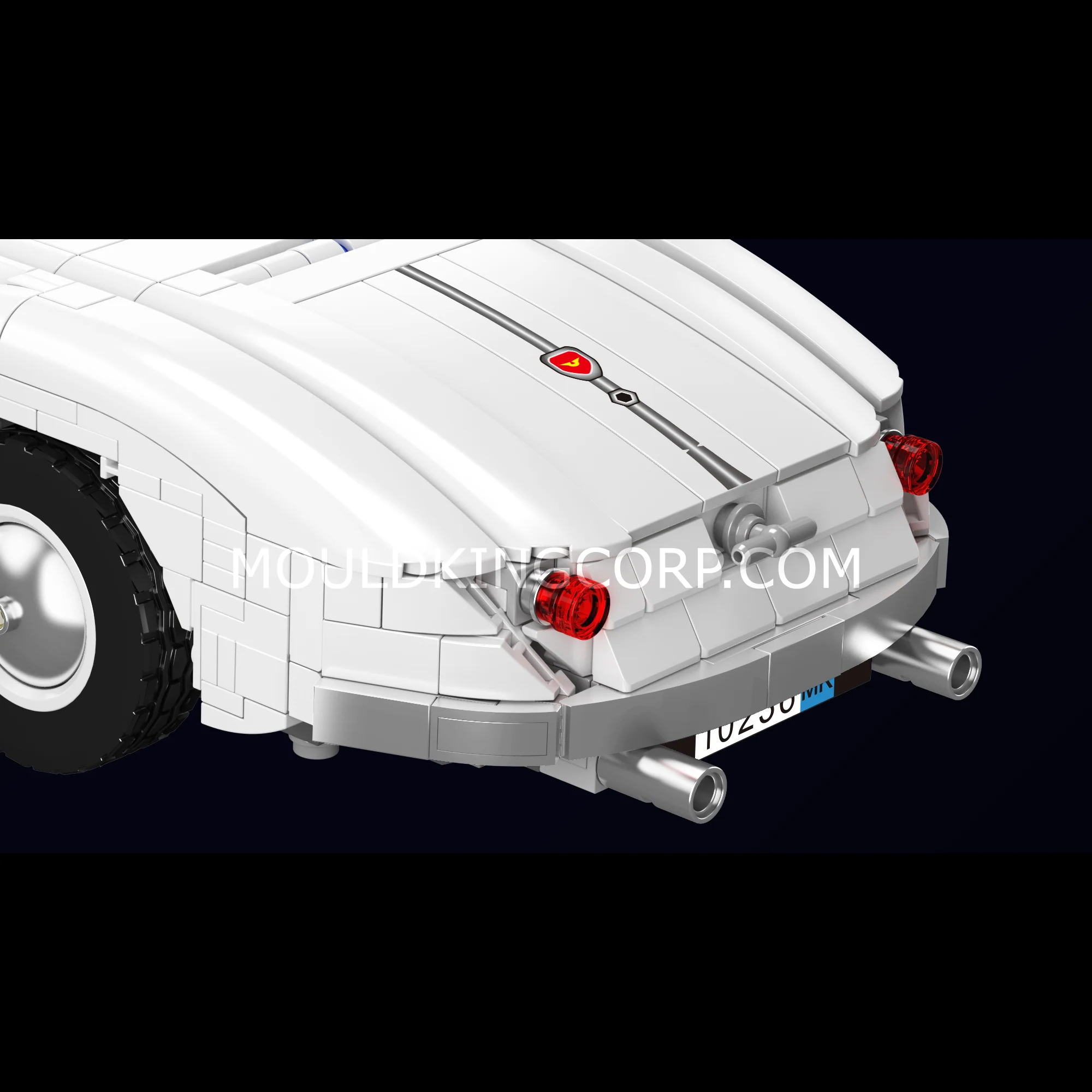 Mould King 10236 Classic XK140 Convertible Sports Car Building Set | 1,302 Pcs - Image 4
