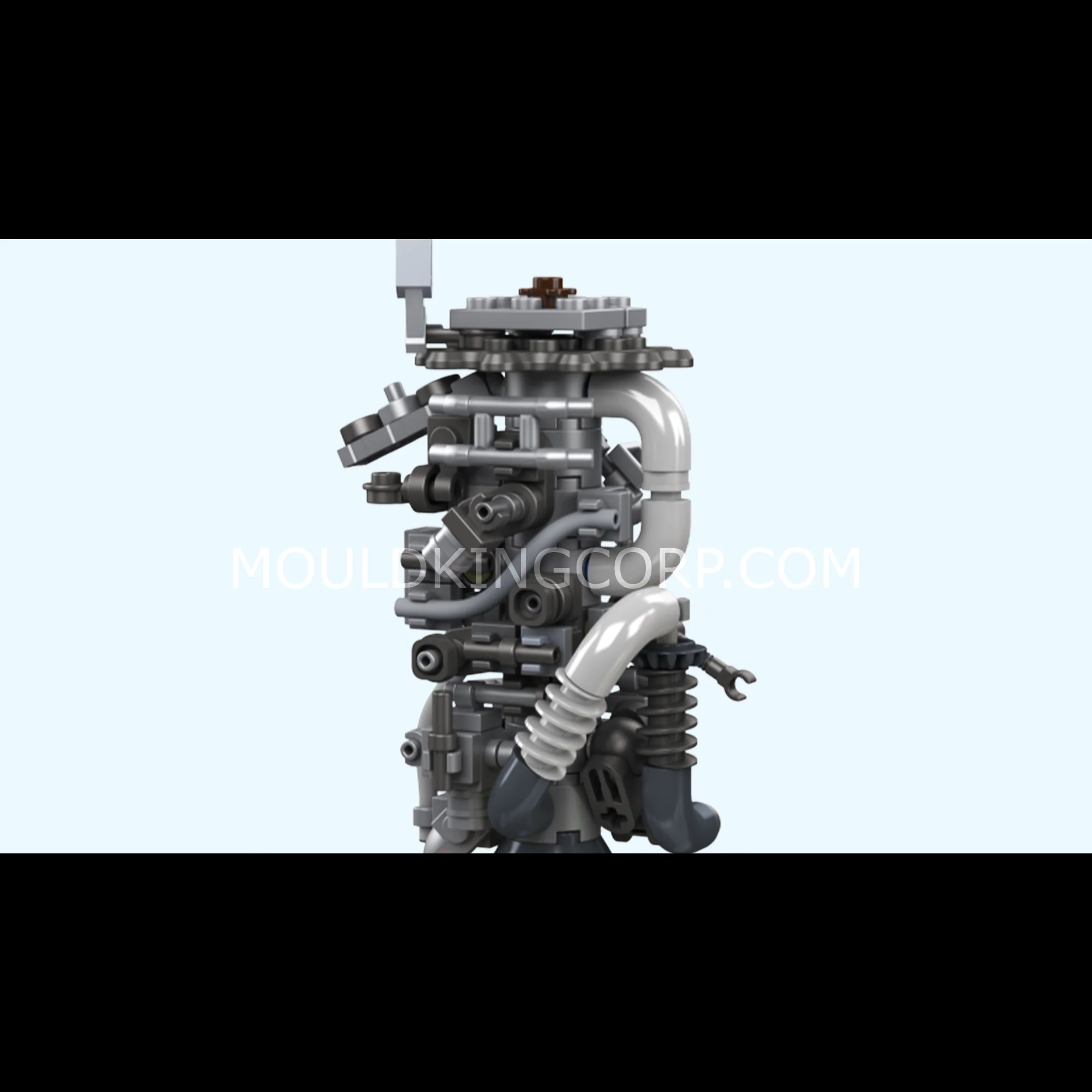Mould King 10247 Raptor Rocket Engine Building Set | 496 Pcs - Image 3