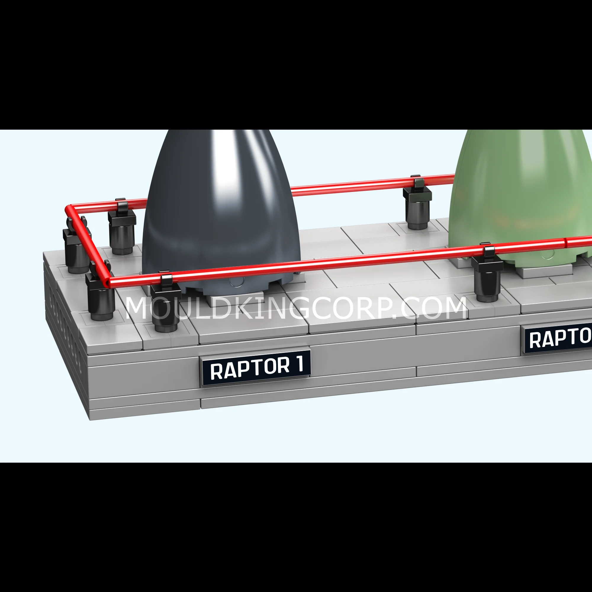 Mould King 10247 Raptor Rocket Engine Building Set | 496 Pcs - Image 5