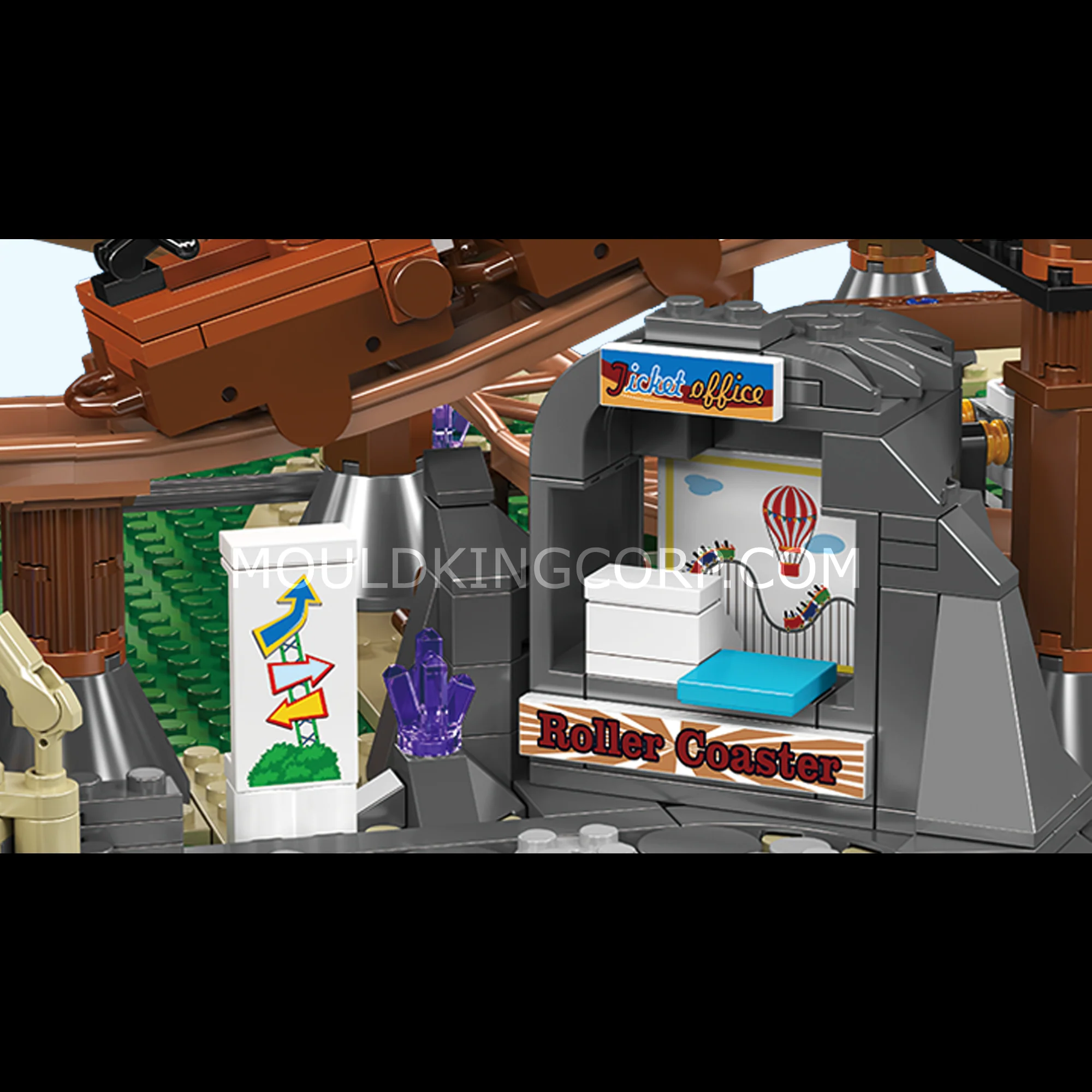 Mould King 11013 Double Helix Roller Coaster Building Set | 2,174 Pcs - Image 3