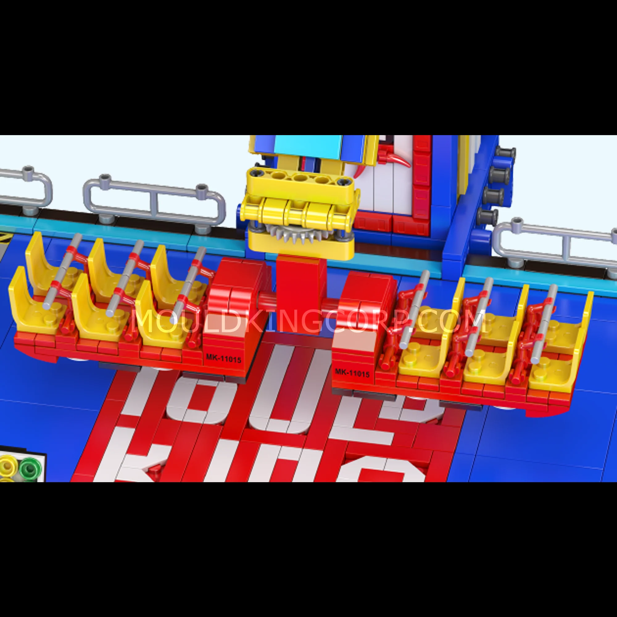 Mould King 11015 Octopus Swing Ride Building Set | 1,668 Pcs - Image 2