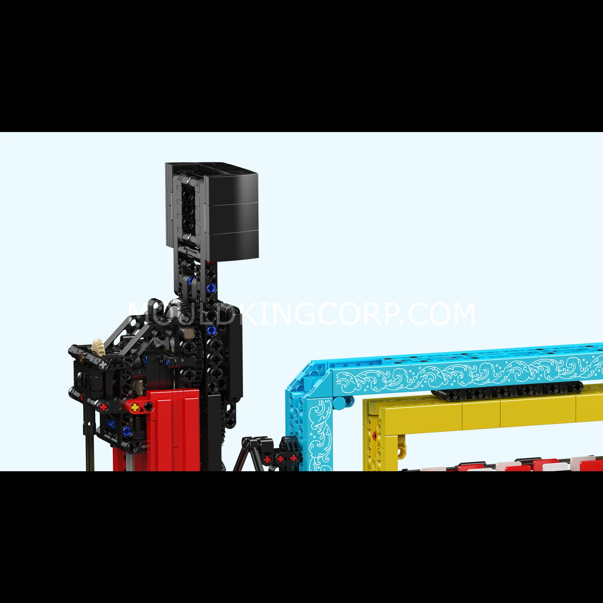 Mould King 11019 Electric Rolling Waves Ride Building Set | 2,118 Pcs - Image 5