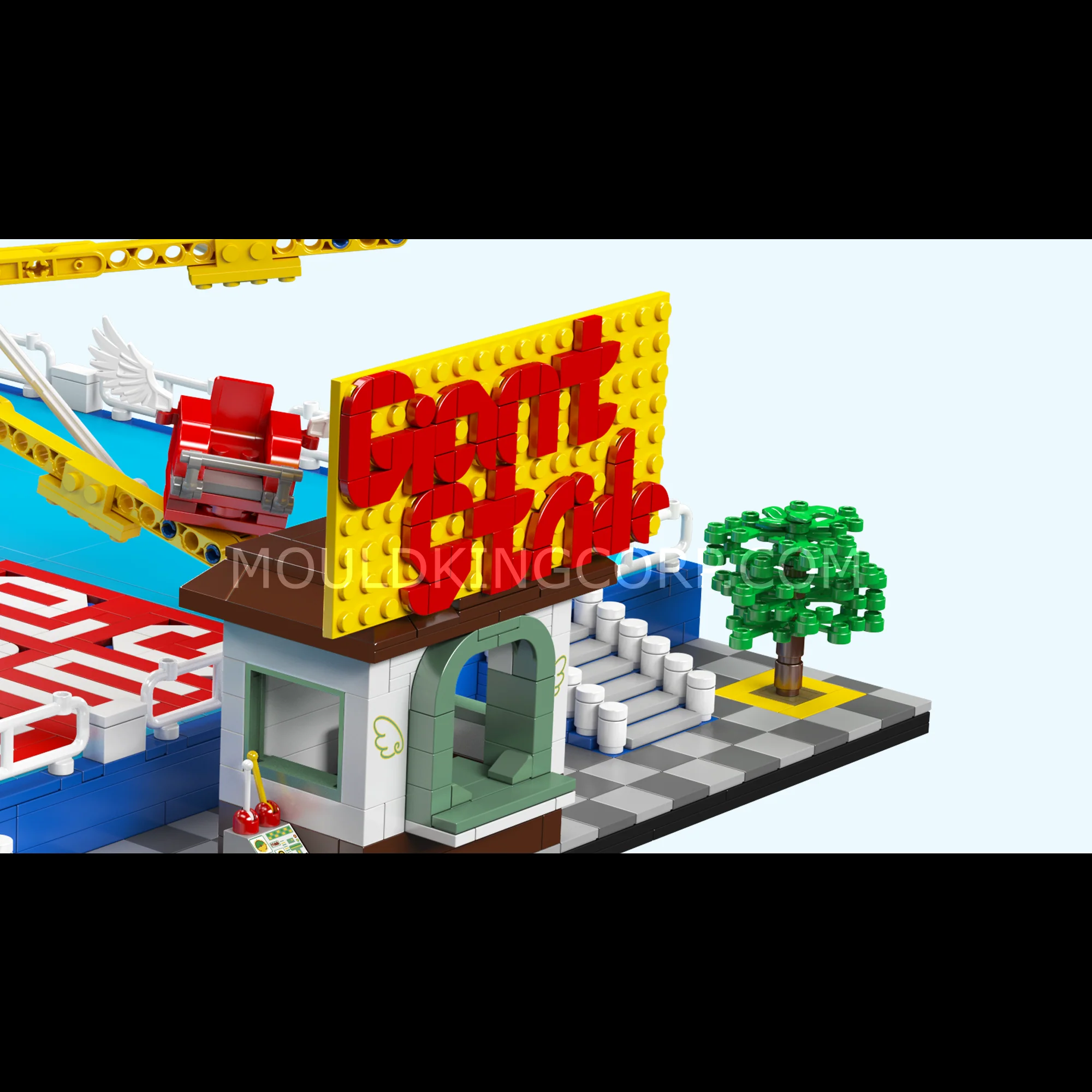 Mould King 11028 Motorized Dolphin Spin Ride Building Set | 1,893 Pcs - Image 2