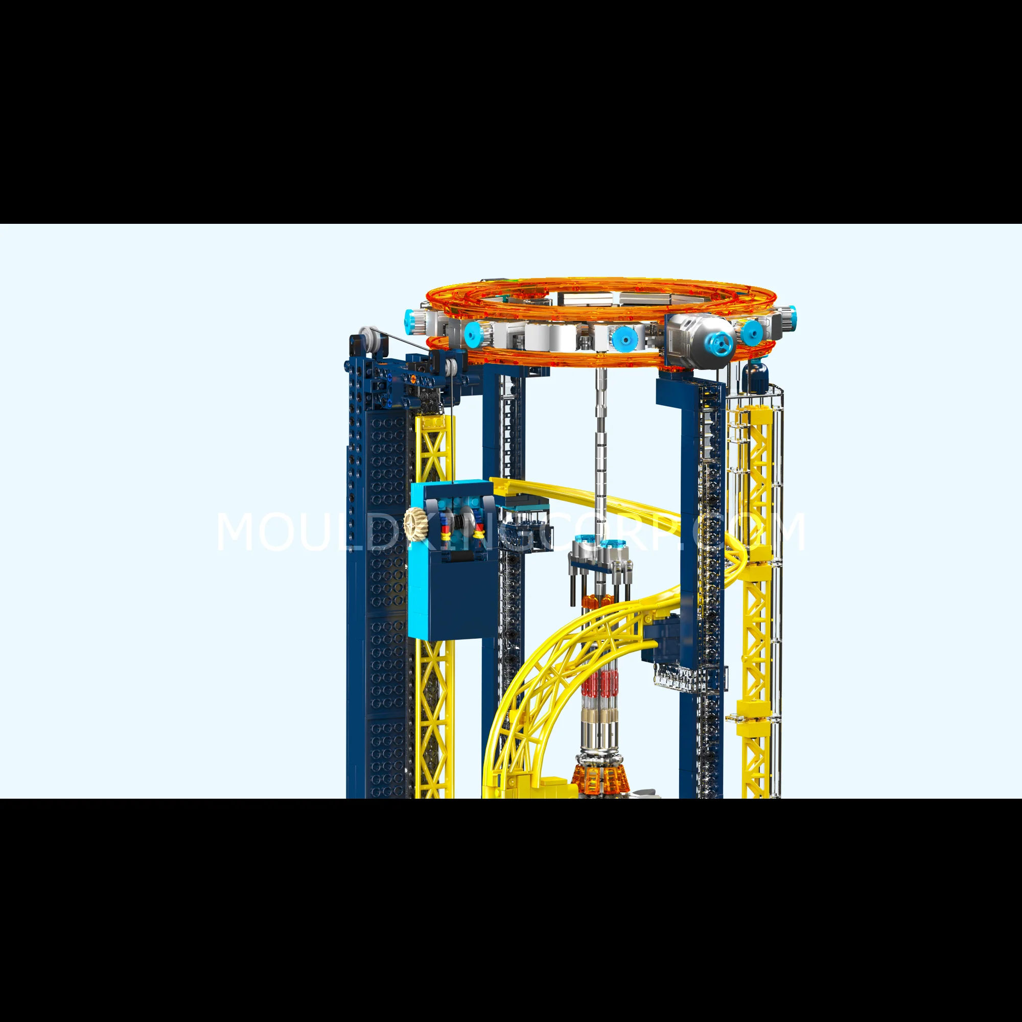 Mould King 11031 Motorized Space Elevator Amusement Park Building Set | 3,118 Pcs - Image 3