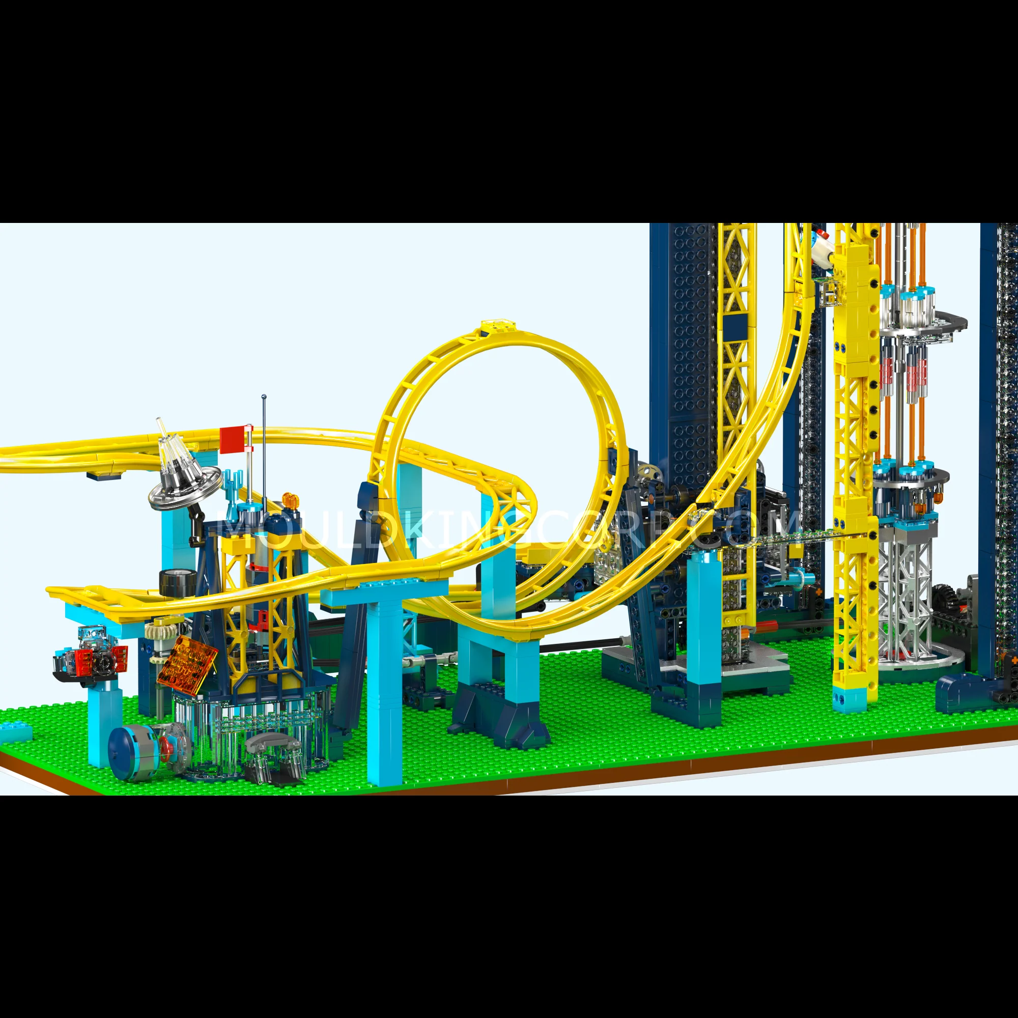 Mould King 11031 Motorized Space Elevator Amusement Park Building Set | 3,118 Pcs - Image 4