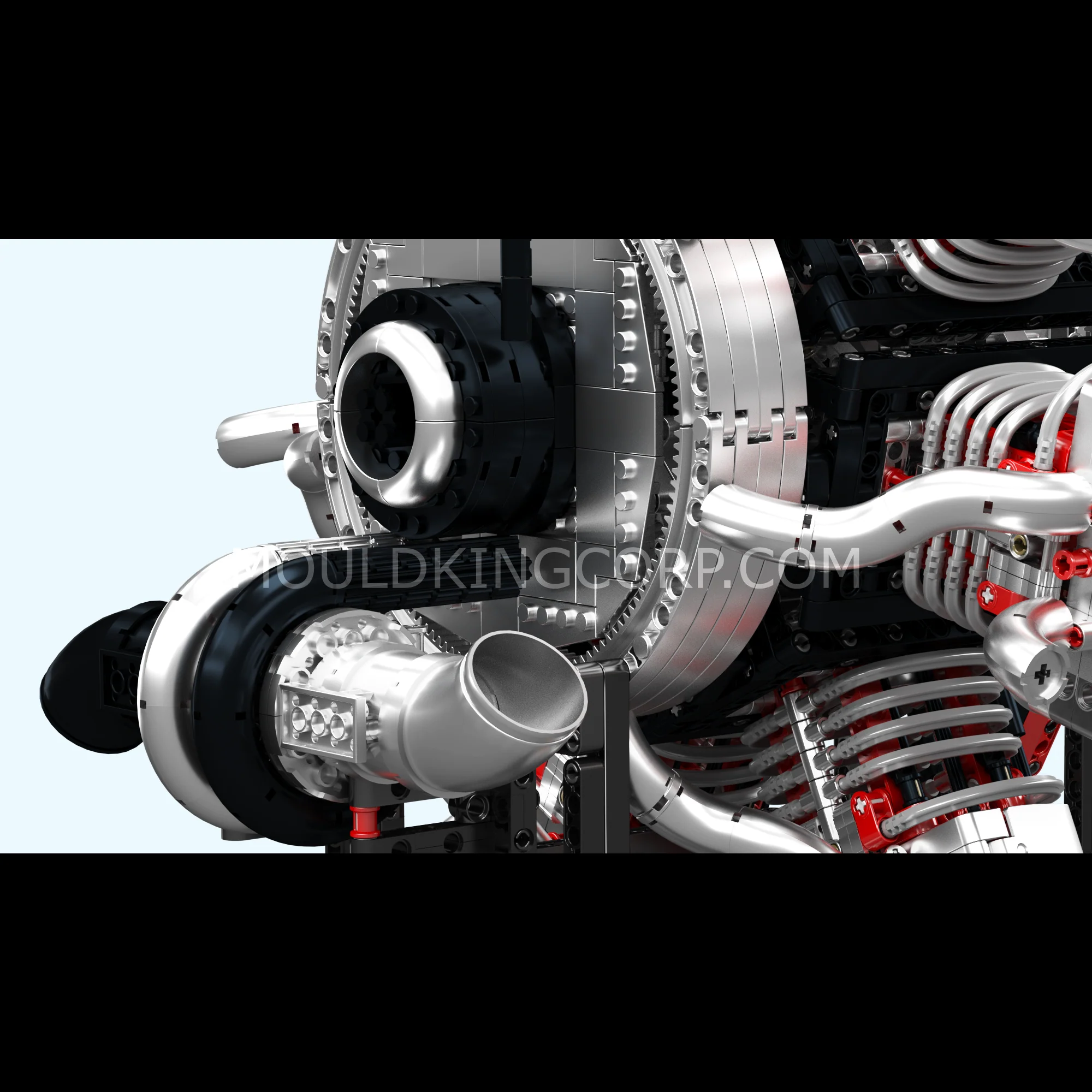 Mould King 10233 Radial Aviation Engine Building Kit | 3,089 Pcs - Image 3