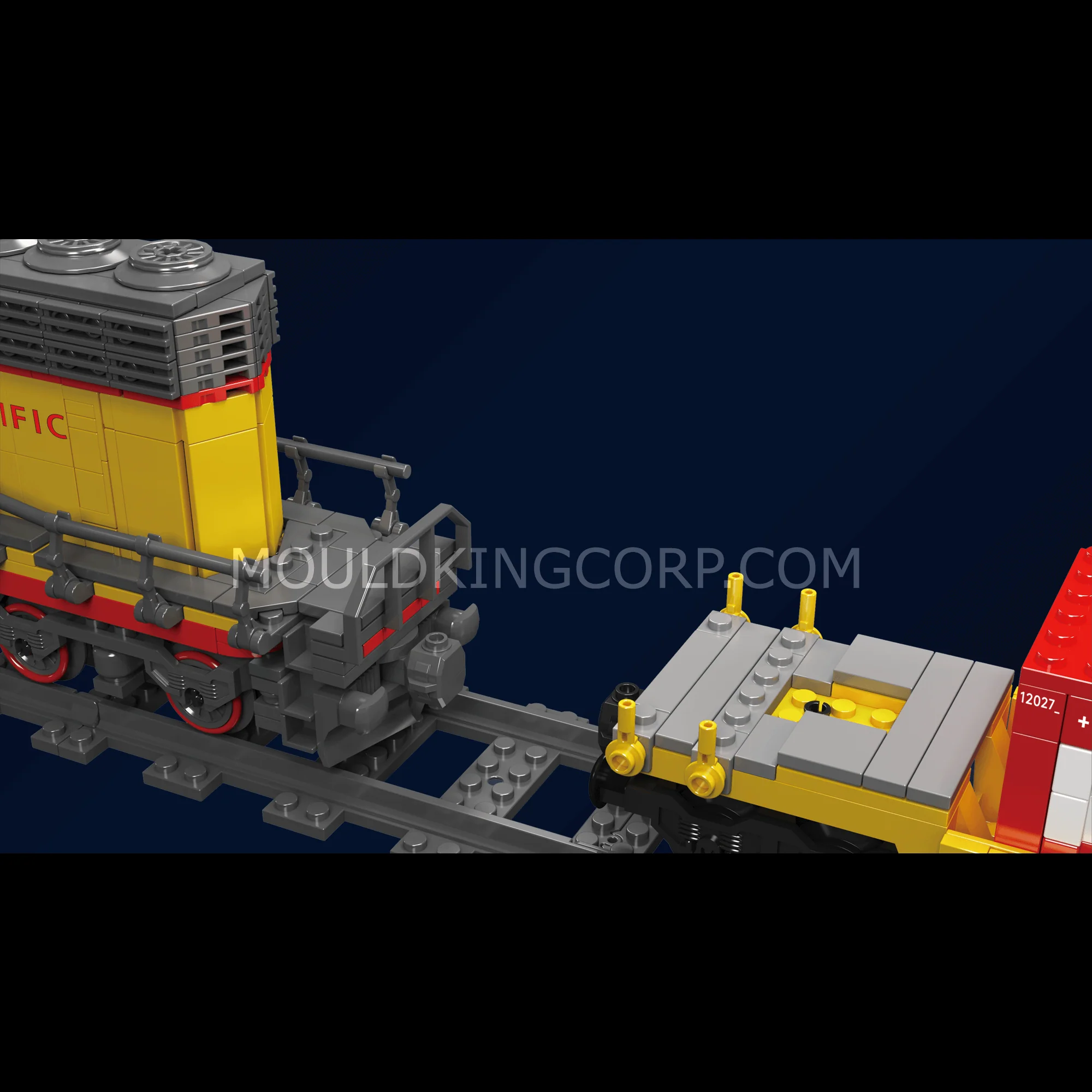 Mould King 12027 SD40-2 Diesel Locomotive Building Set | 1,257 Pcs - Image 3