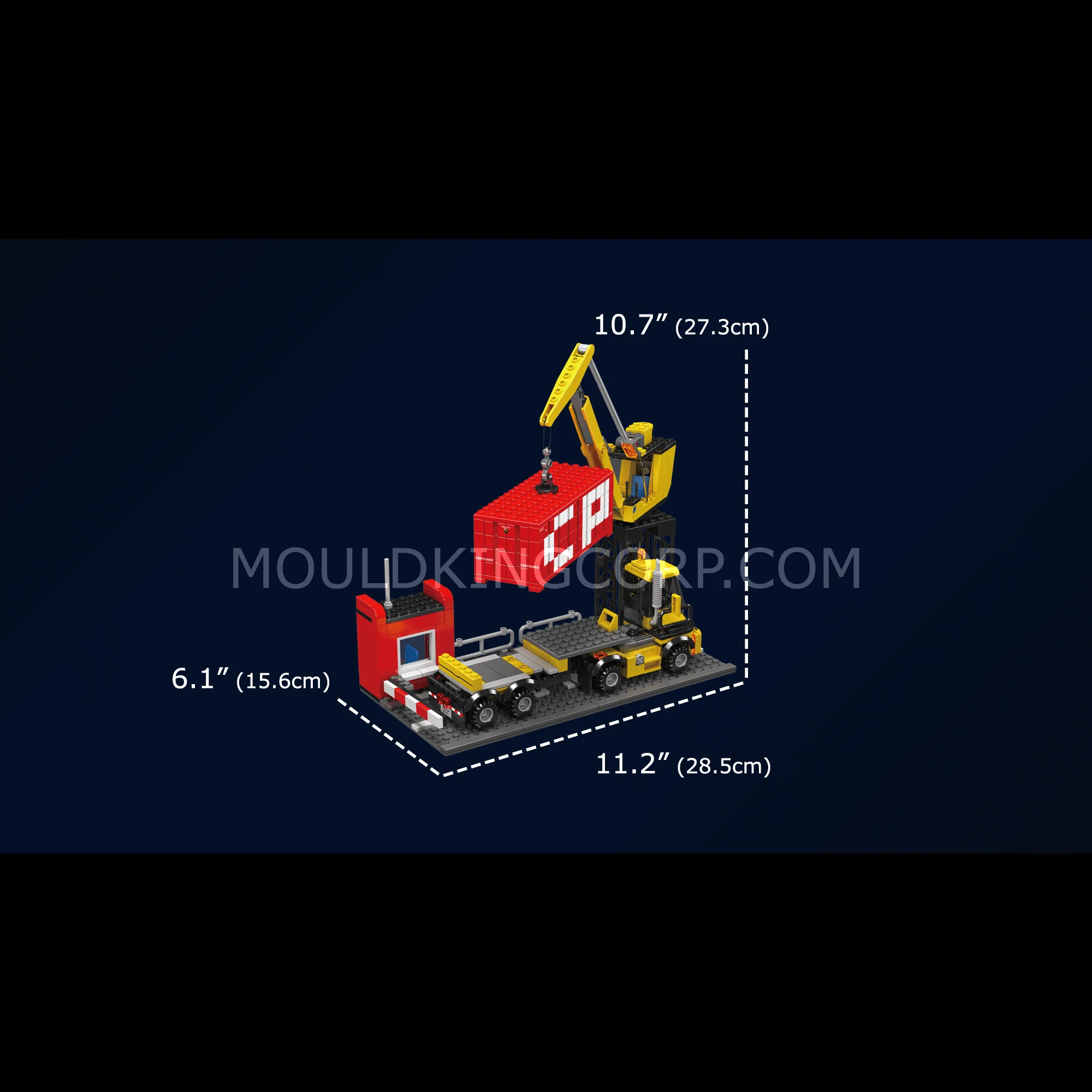 Mould King 12027 SD40-2 Diesel Locomotive Building Set | 1,257 Pcs - Image 6