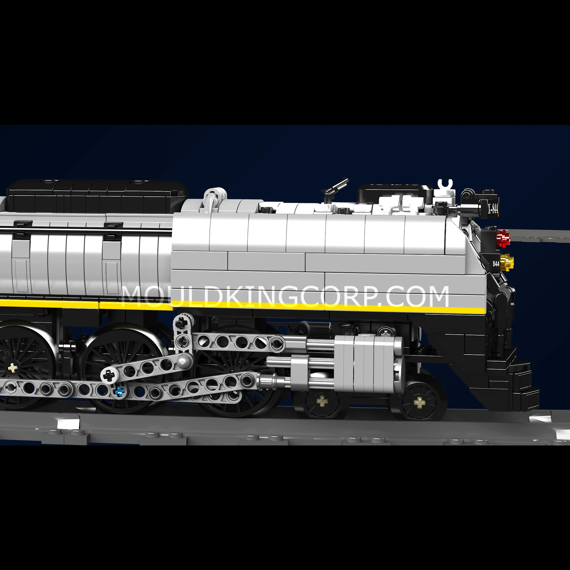 Mould King 12031 Union Pacific 844 Steam Locomotive Building Set | 3,357 Pcs - Image 4