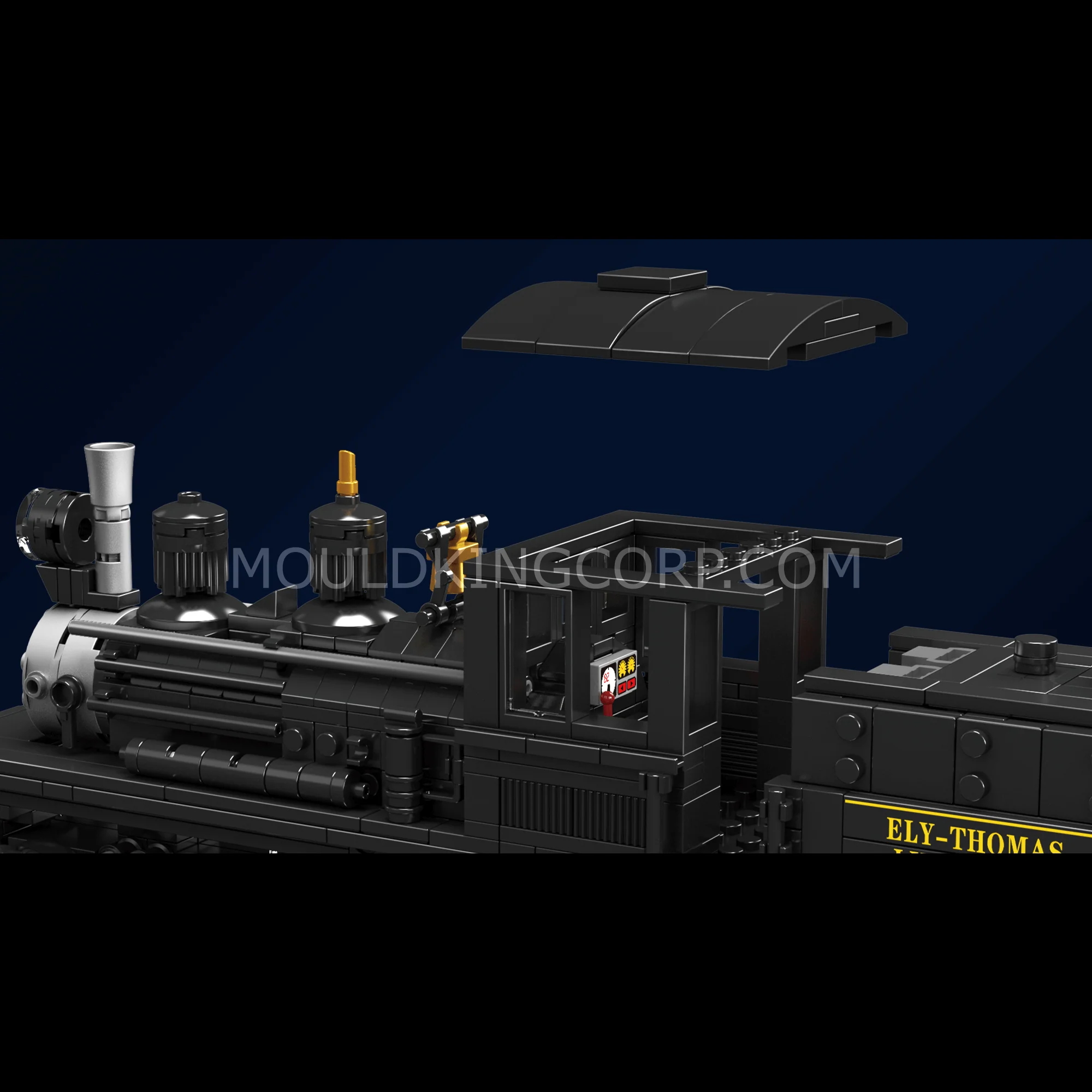Mould King 12032 Shay-type Steam Locomotive Building Set | 880 Pcs - Image 4