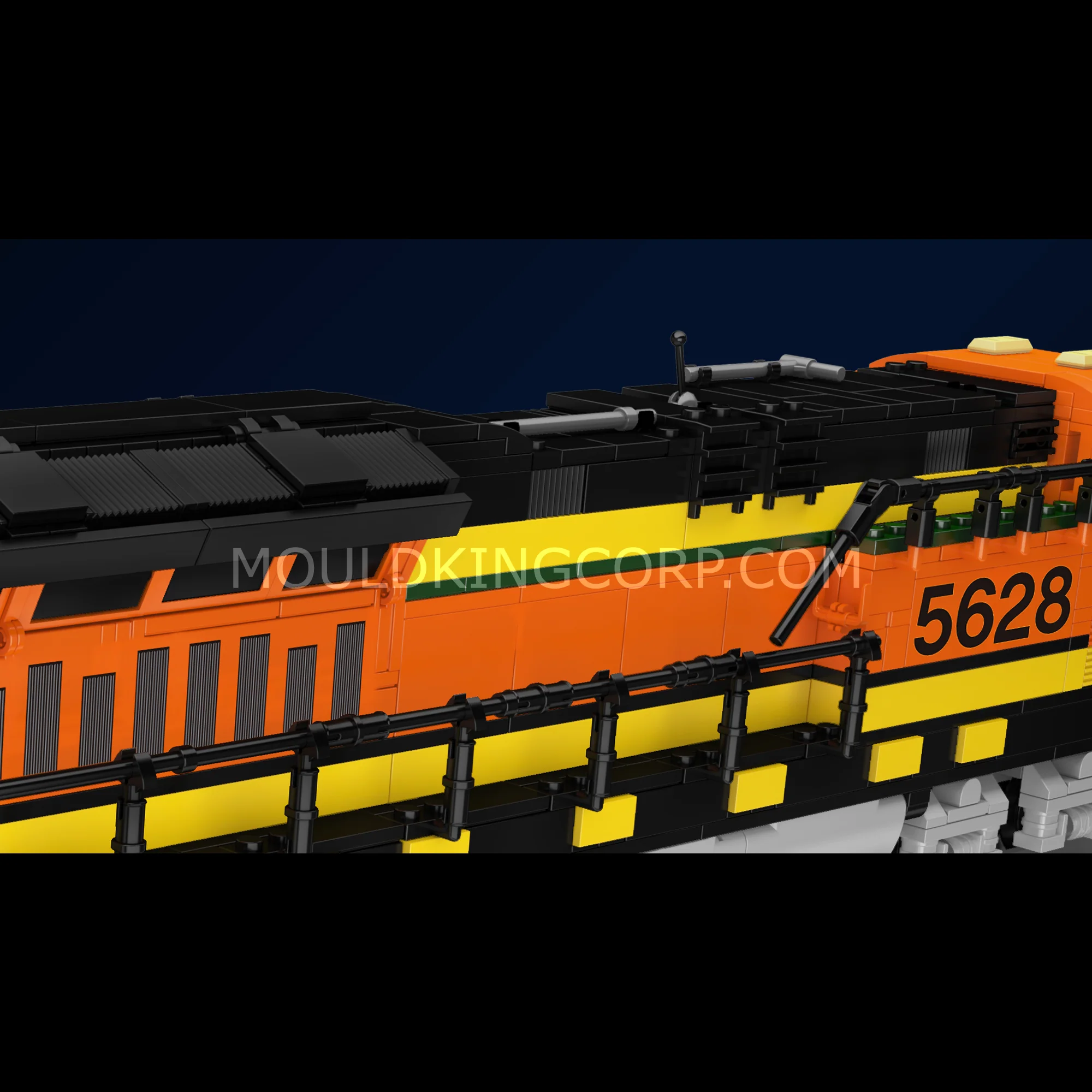 Mould King 12041 BNSF Railway Locomotive Model Building Set | 1,362 Pcs - Image 5