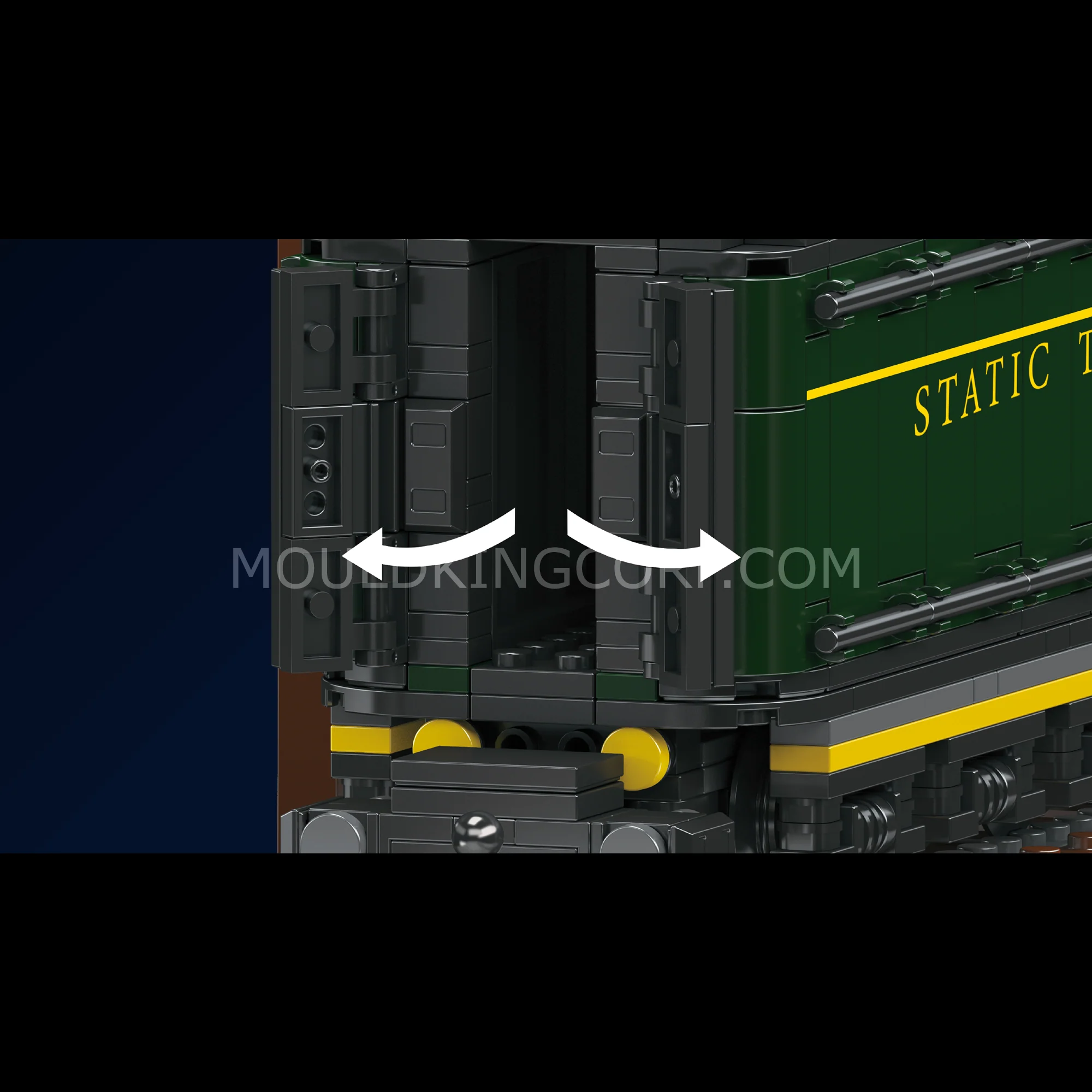 Mould King 12044 Flying Scotsman Steam Locomotive Building Set | 1,766 Pcs - Image 4