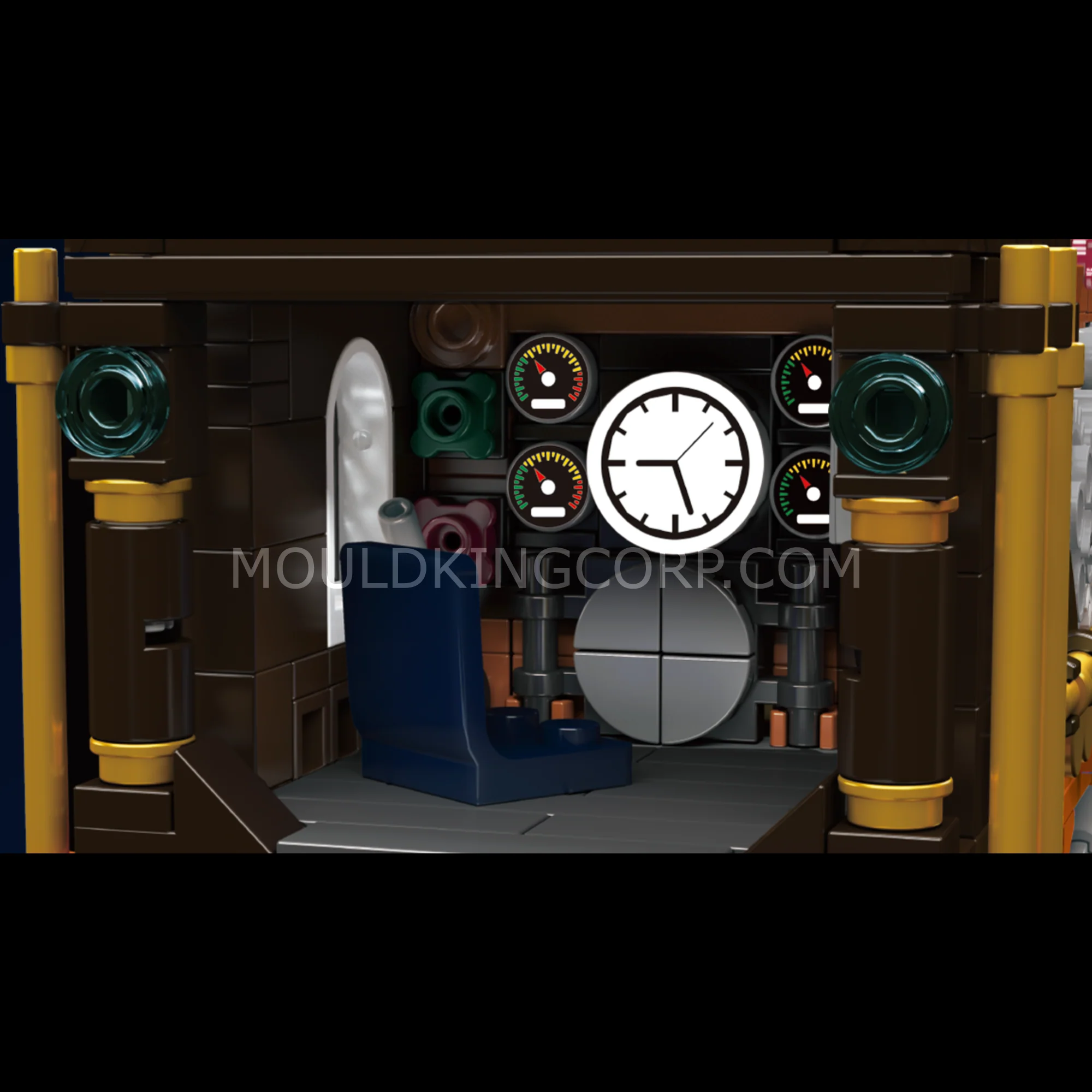 Mould King 12046 Steampunk Steam Train Building Set | 1,954 Pcs - Image 2