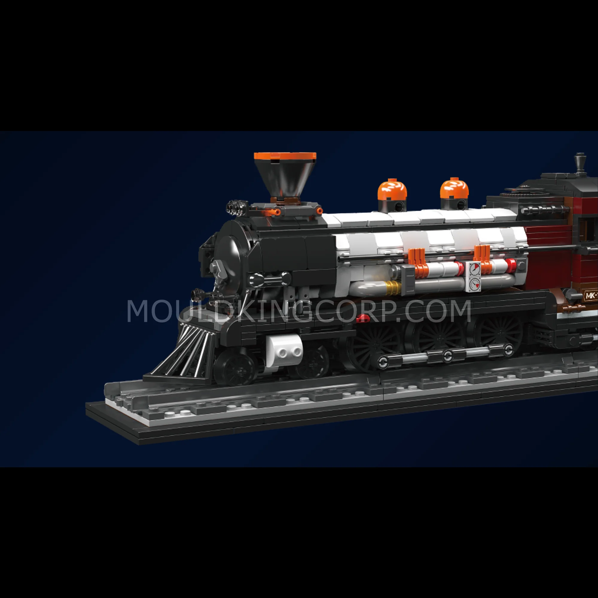 Mould King 12048 Western Steam Express locomotive Building Set | 2,722 Pcs - Image 4