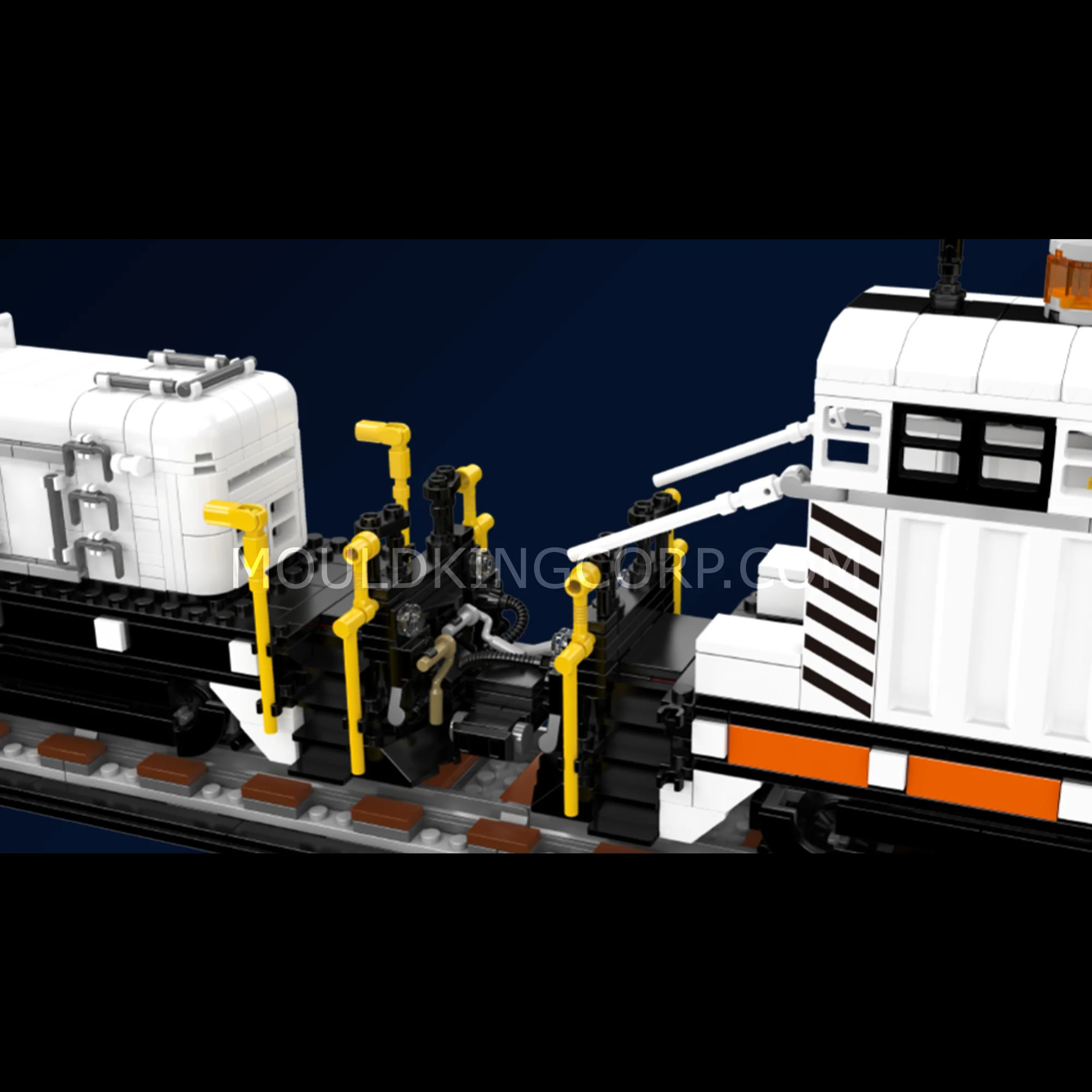 Mould King 12051 EMD SW1500 Switcher Building Set | 2,462 Pcs - Image 2