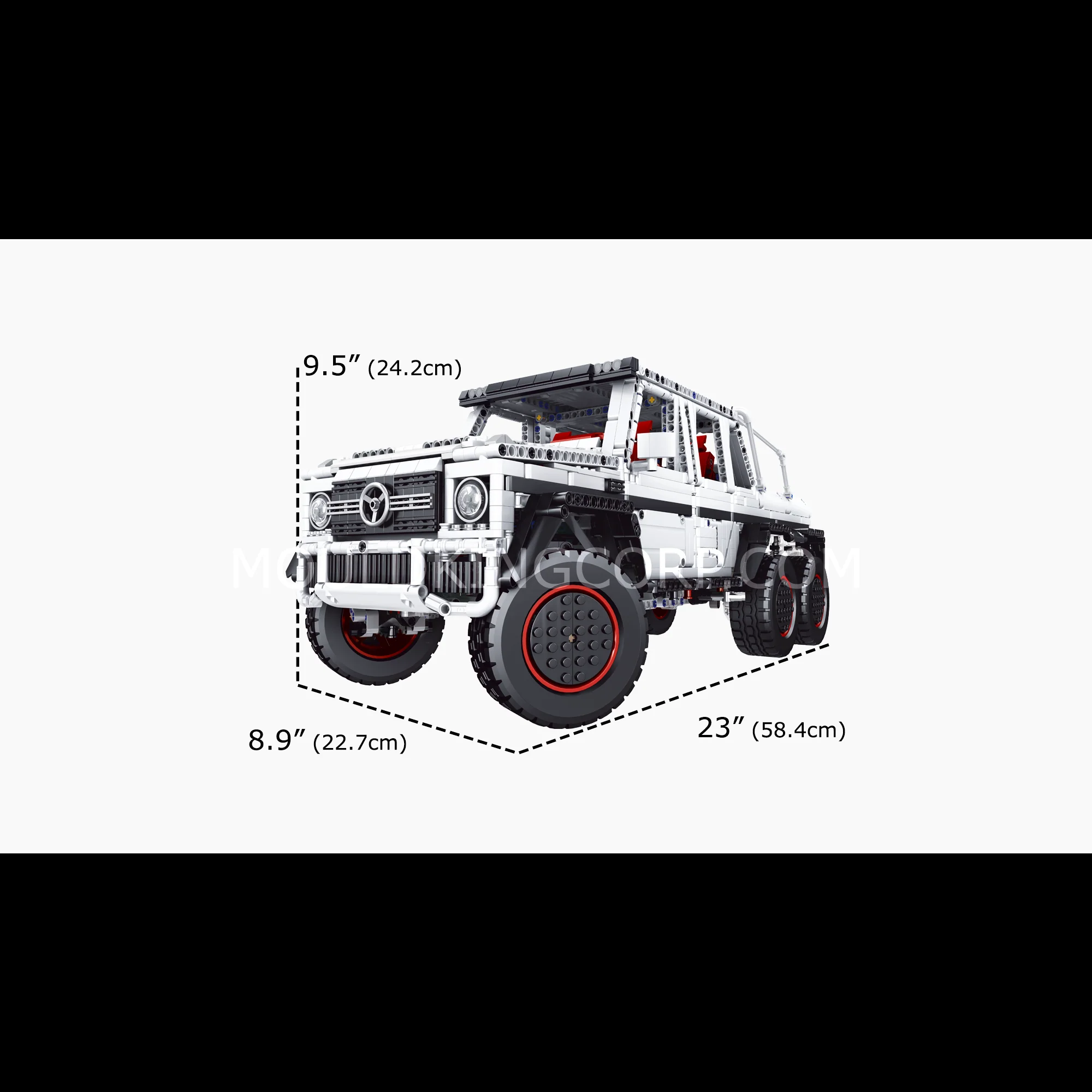Mould King 13061S Remote Controlled Glass 700 6x6 Building Set | 3,825pcs - Image 6