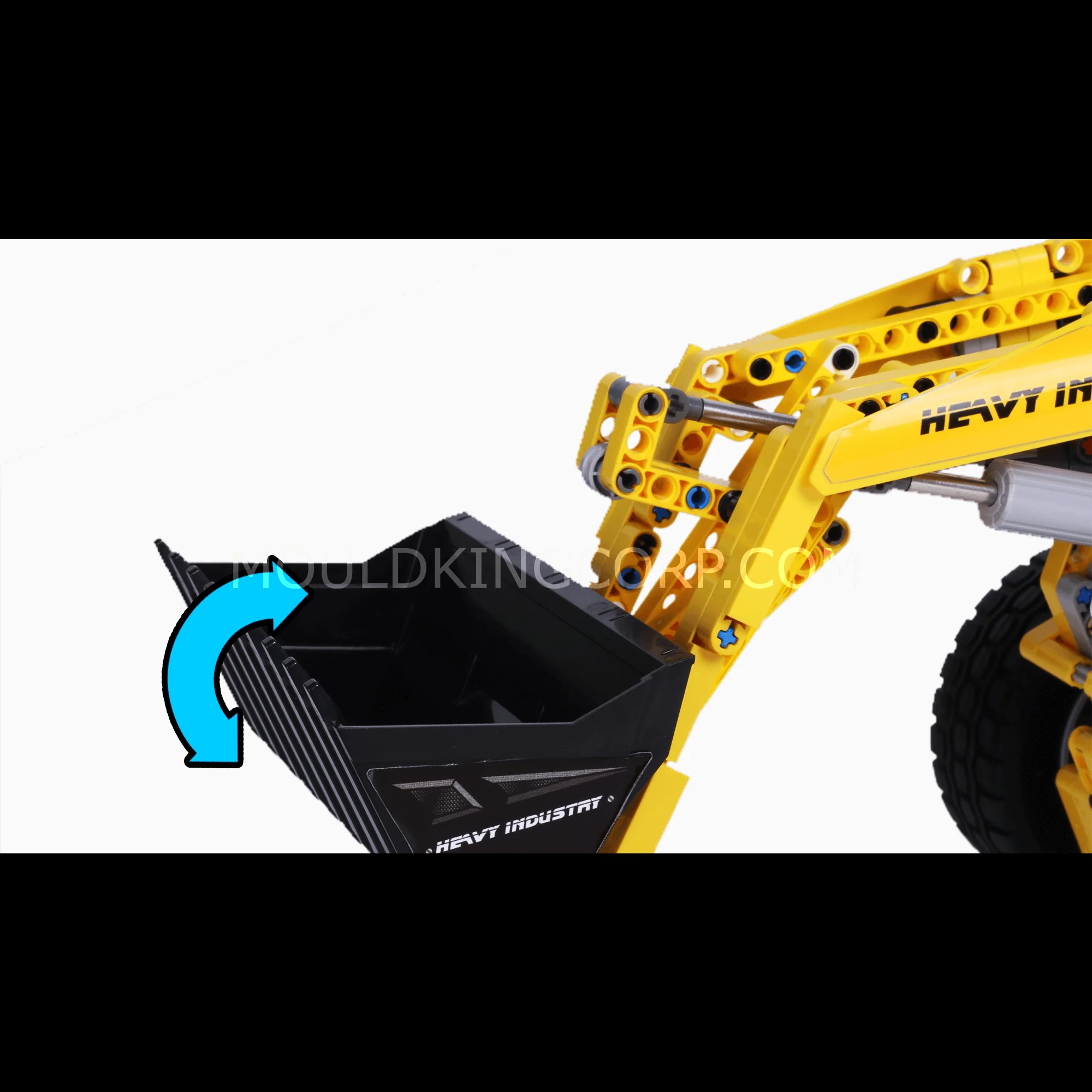 Mould King 13122S Remote Controlled Bucket Loader Building Set | 1582 Pcs - Image 3