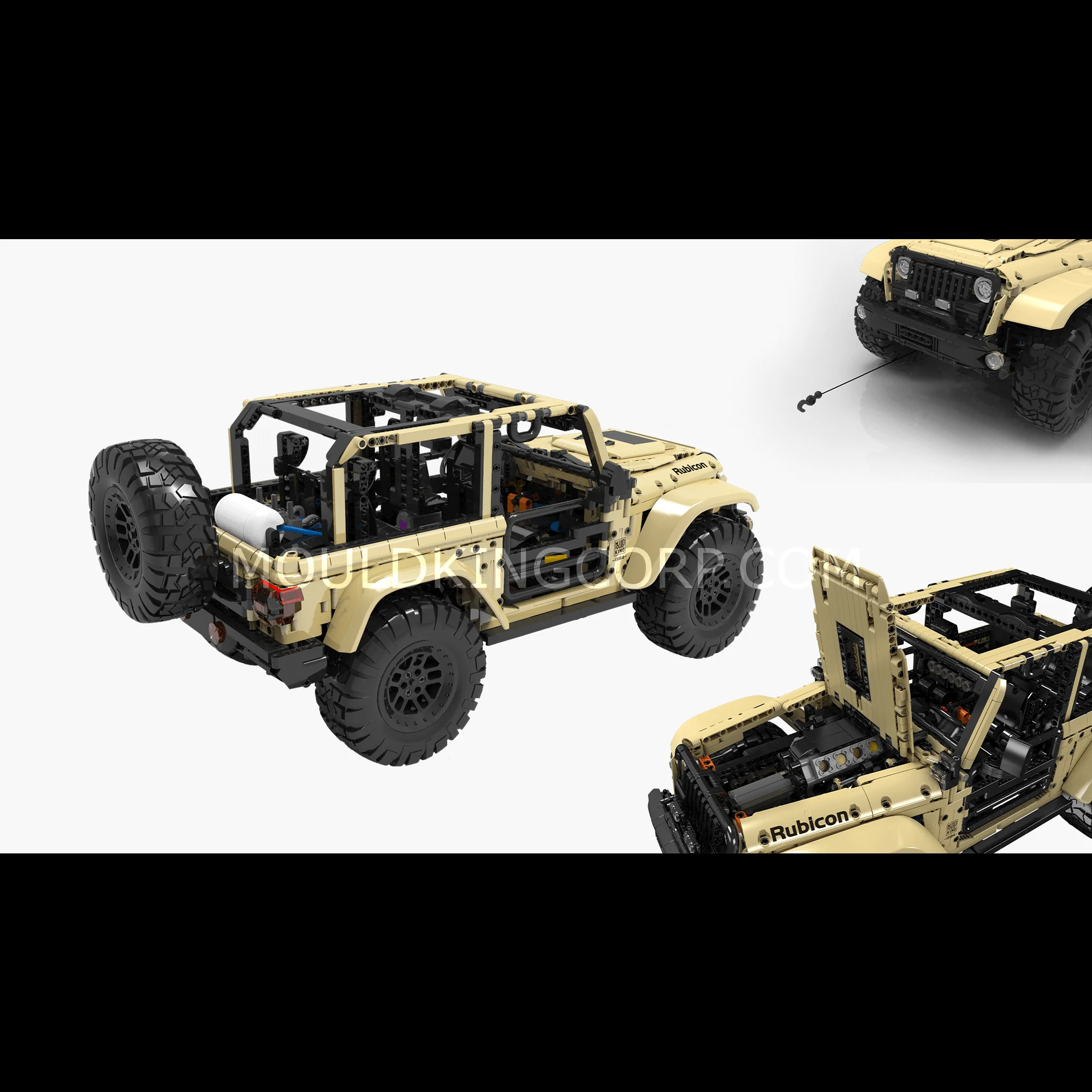 Mould King 13184 Remote Controlled Off-Road Wrangler Building Set | 3,621 PCS - Image 6